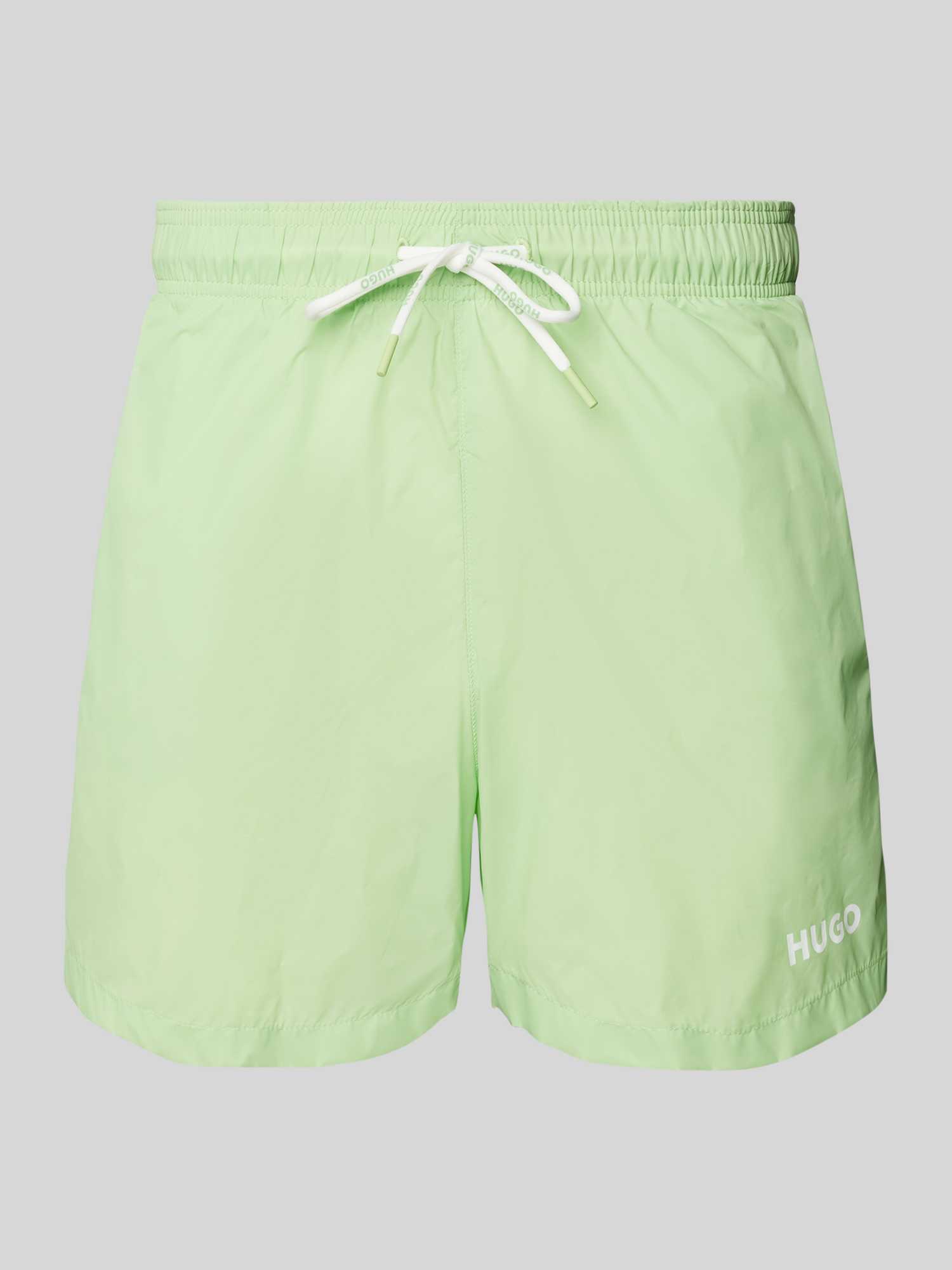 Relaxed fit zwembroek met labelprint, model ‘HAITI’