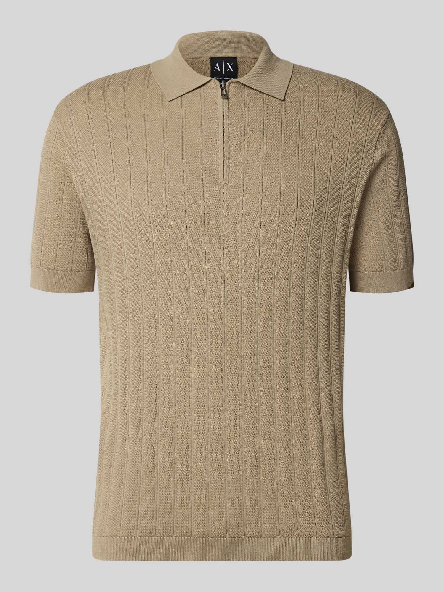 Armani Exchange Heren Poloshirts In Wit/Beige Maat Grote Maat XXL 