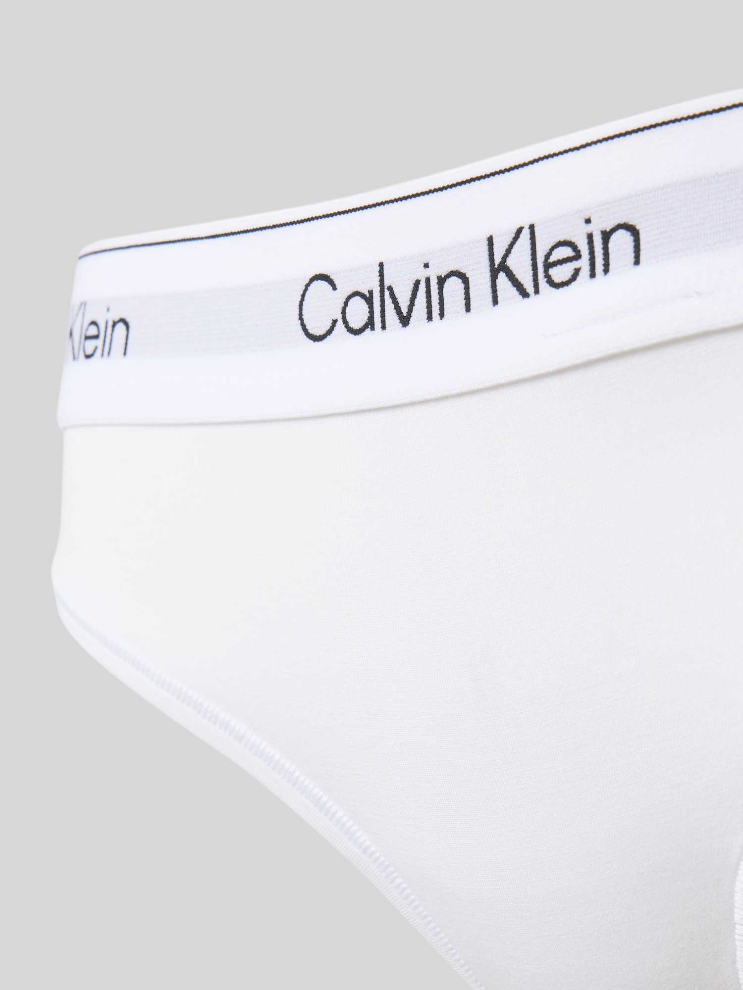 VAN GRAAF Calvin Klein Damen Weiß String Baumwolle Extra Groß - Bild 3
