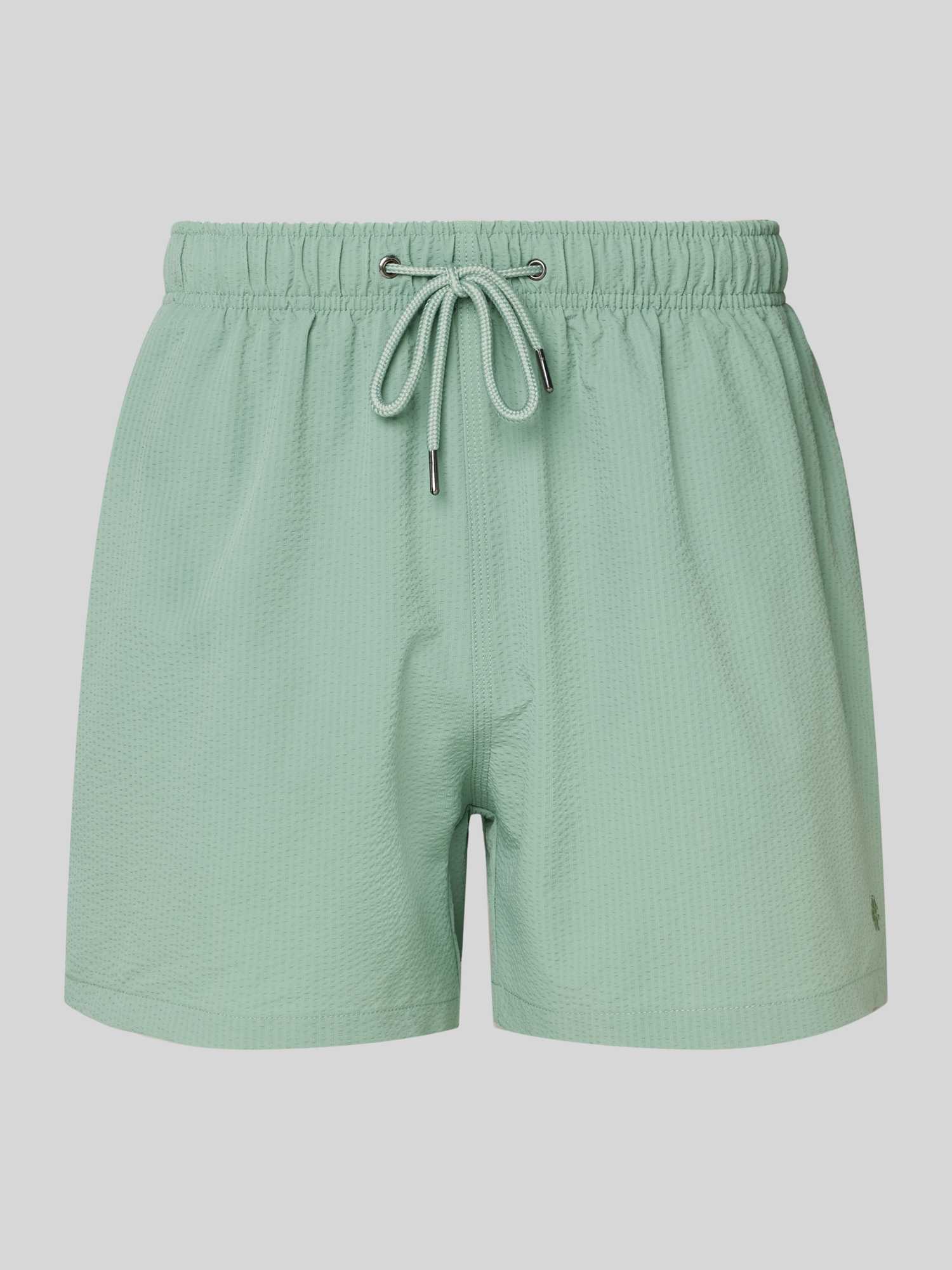 Relaxed fit zwembroek met logostitching