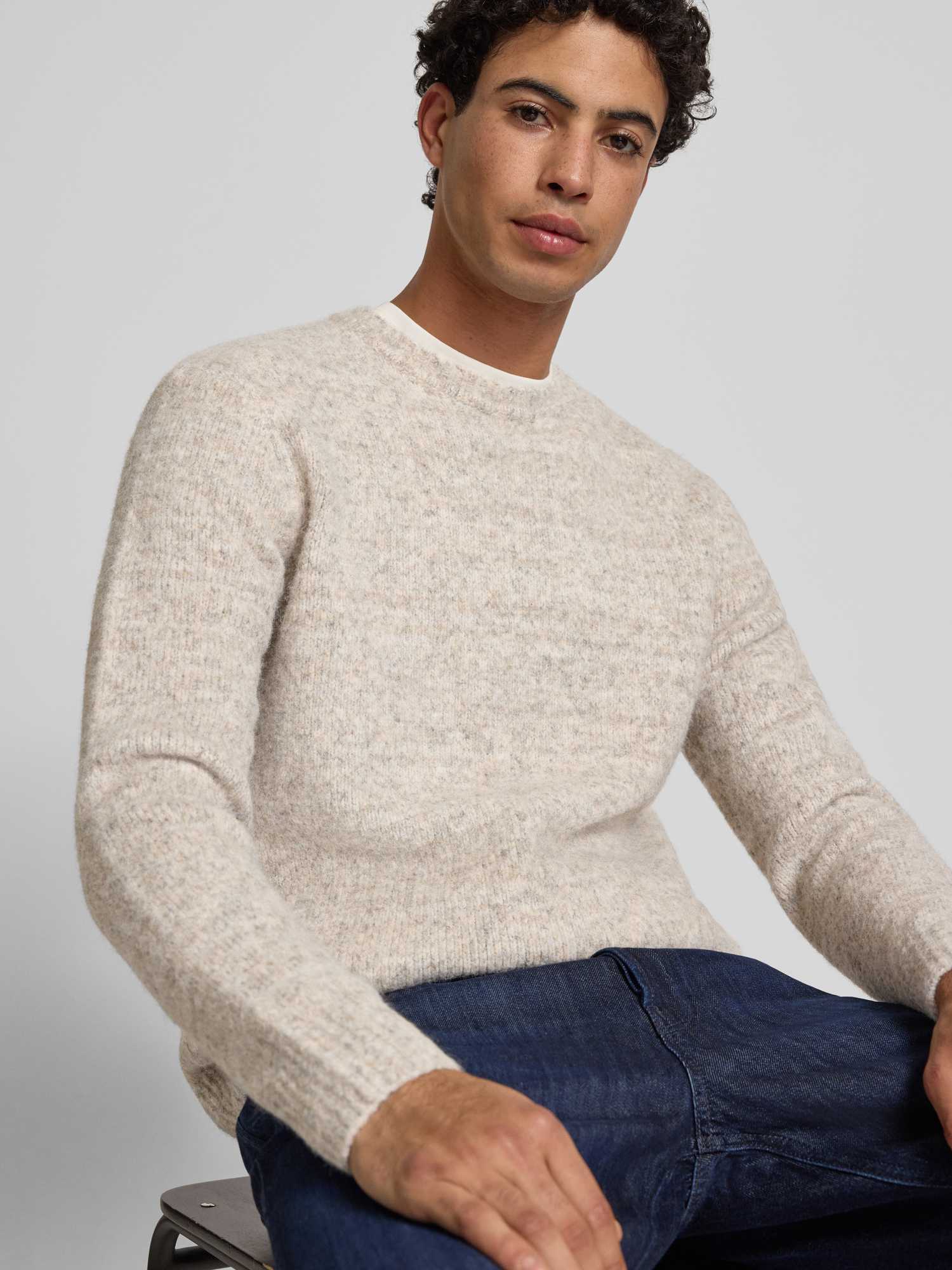 Only & Sons Herren Pullover Beige Gr. Extra Groß - Bild 3