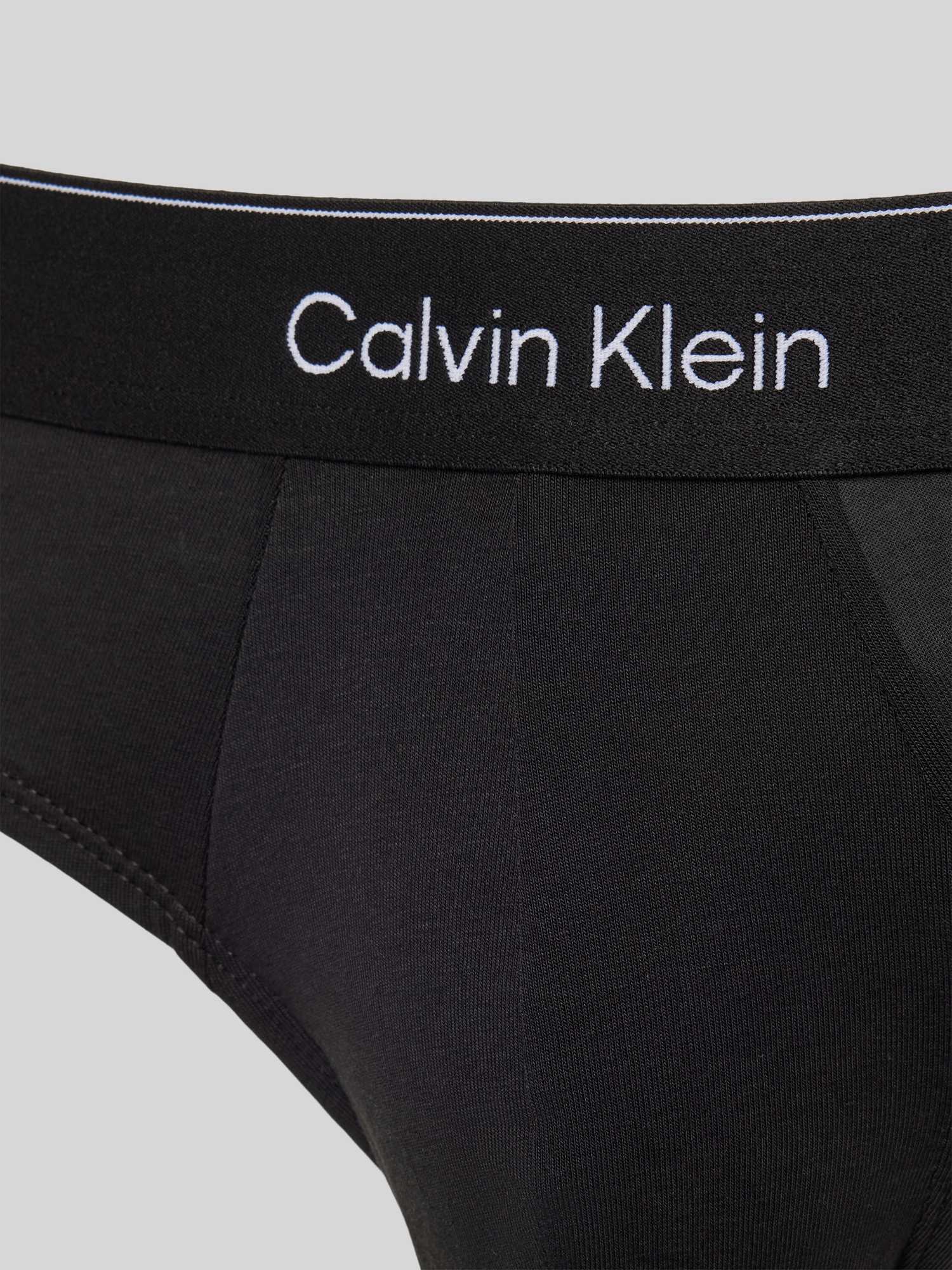Calvin Klein Herren Schwarz 3P Icon Cotton Briefs Baumwolle Large - Image 5