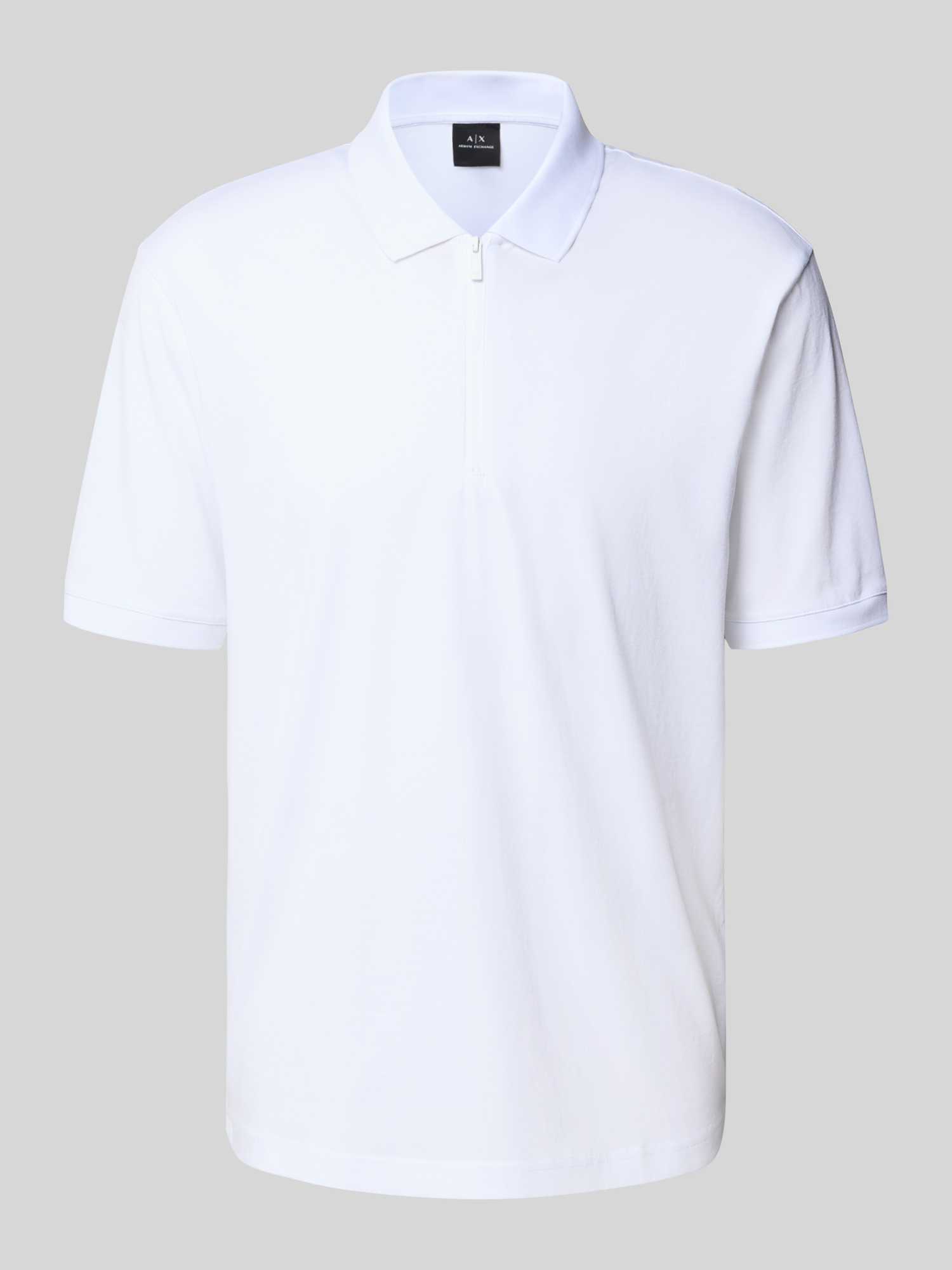 Poloshirt met korte ritssluiting