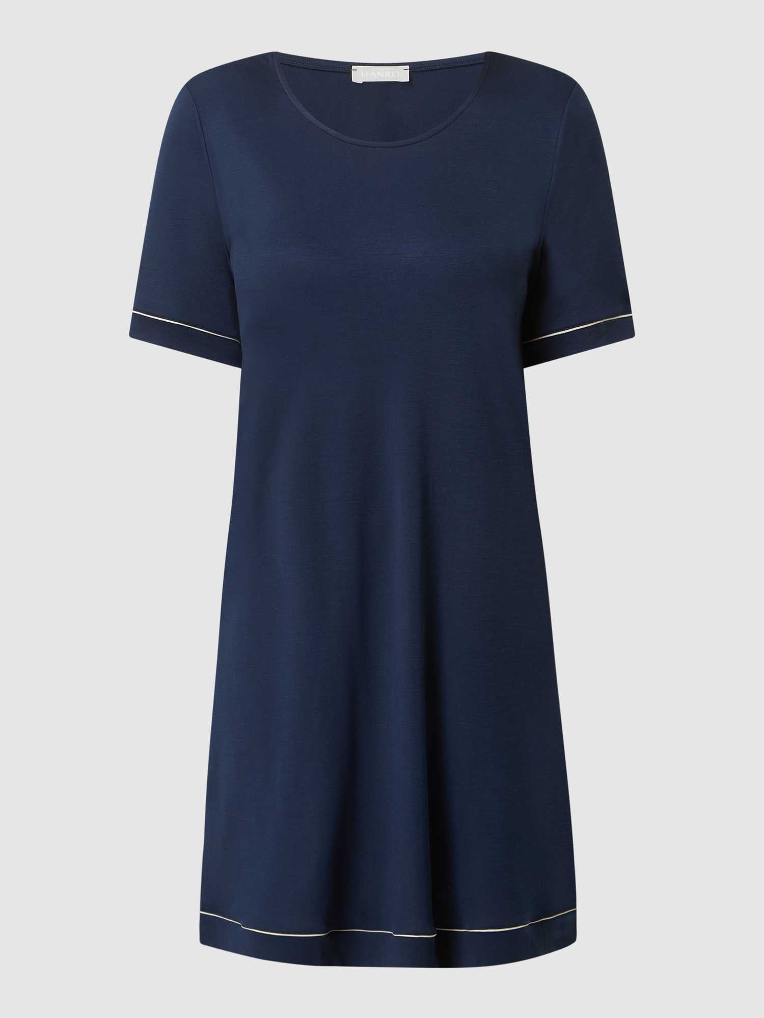 Hanro Damen Nachthemd Blau Gr. Mittel