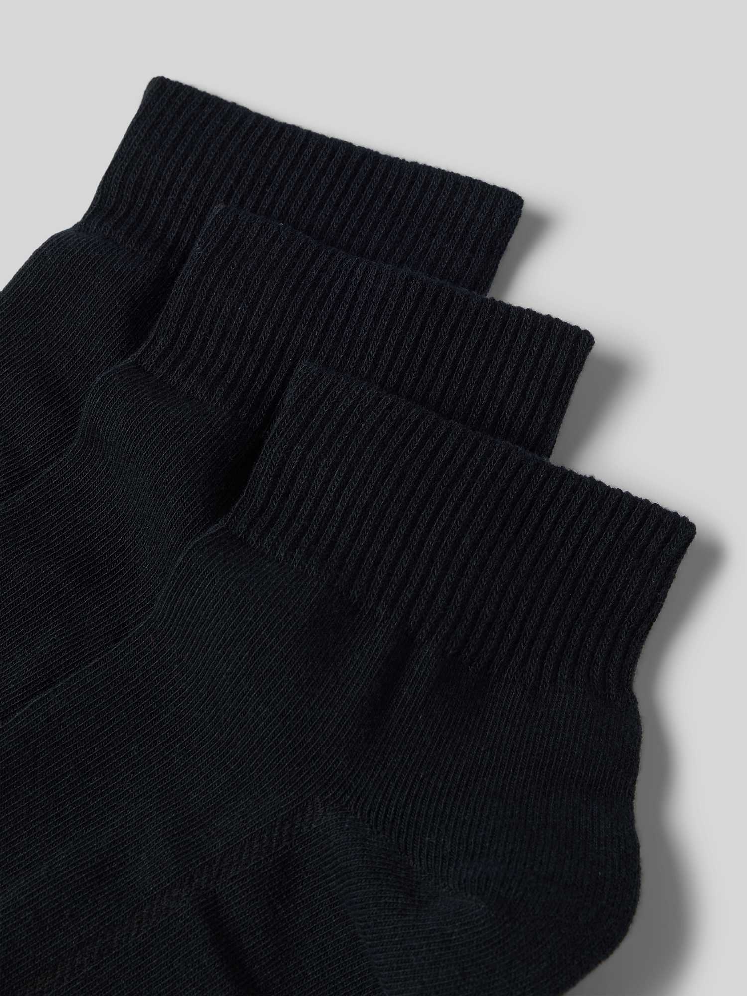 Levis Herren Schwarz Levi's Unisex Quarter-Socken, 3Er Pack- Mid Cut Batwing Logo, Cotton 3P, Einfarbig, Größe 43-46 In - Bild 3