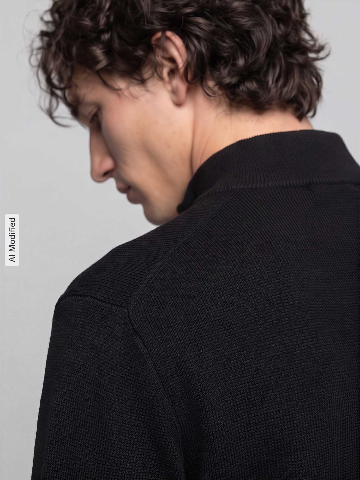 Only & Sons Herren Schwarz Troyer, Gr. L - Bild 2