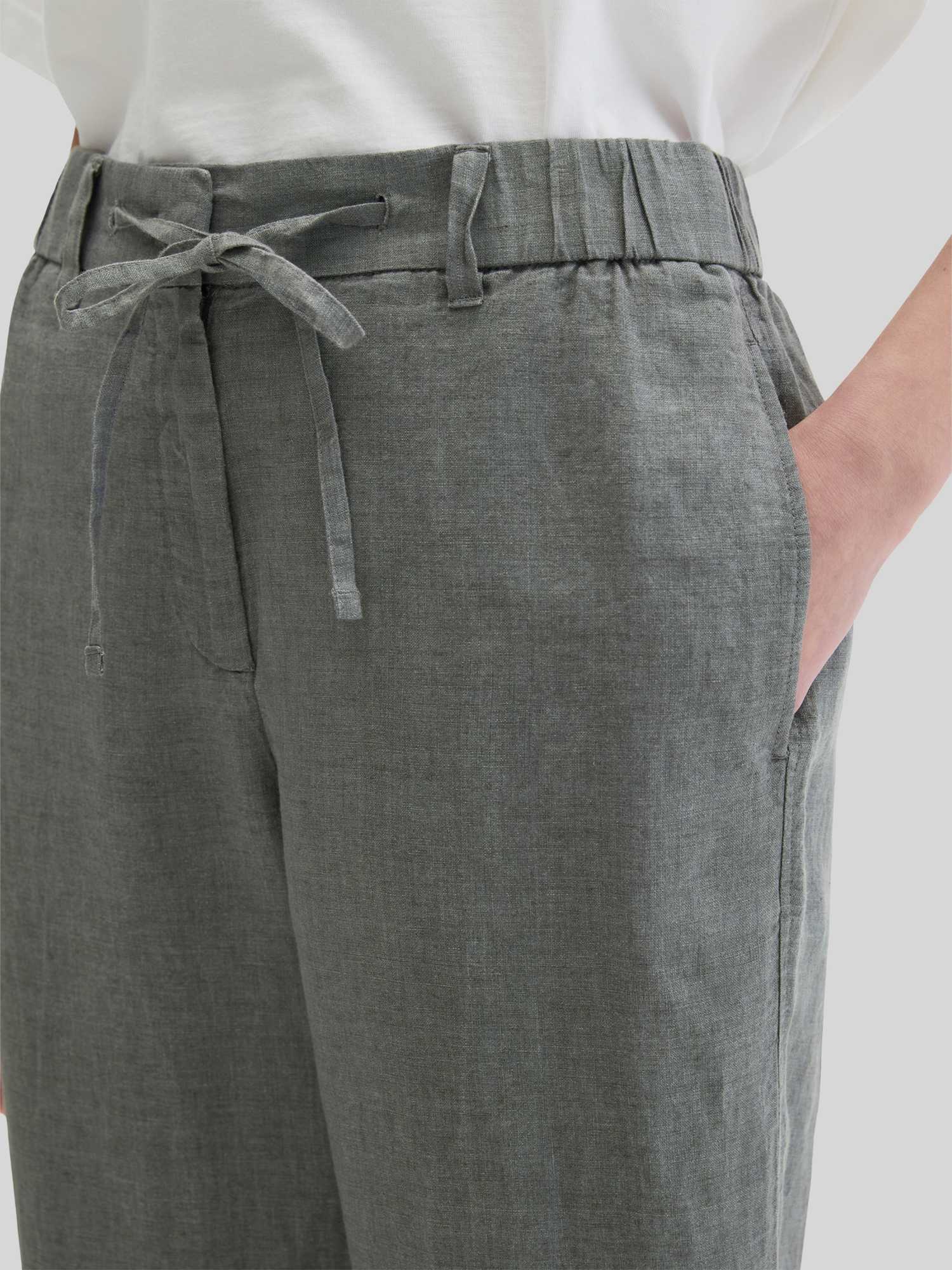 Marc O'polo Damen Grau Leinenhose, Gr. 42 - Bild 3
