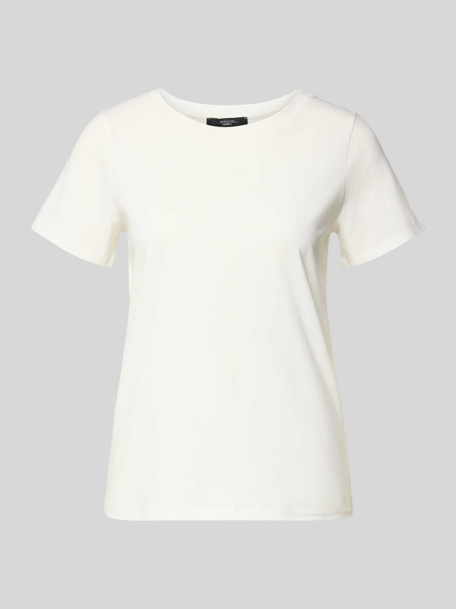 Weekend Max Mara Dames T-Shirts In Wit/Beige Maat Small