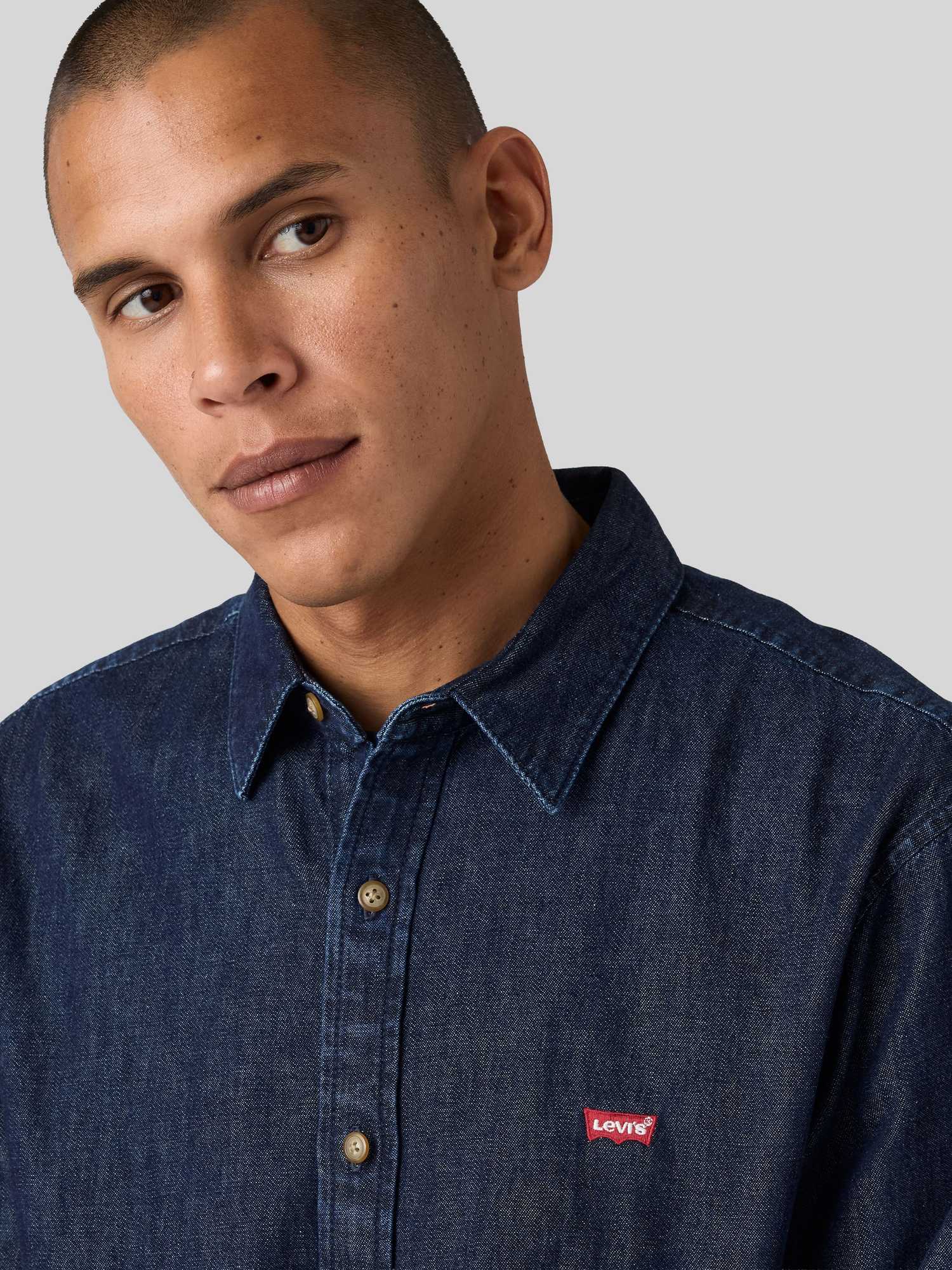 Levi's - Herren - Jeanshemd - Regular Fit - Dunkelblau - L - Bild 4