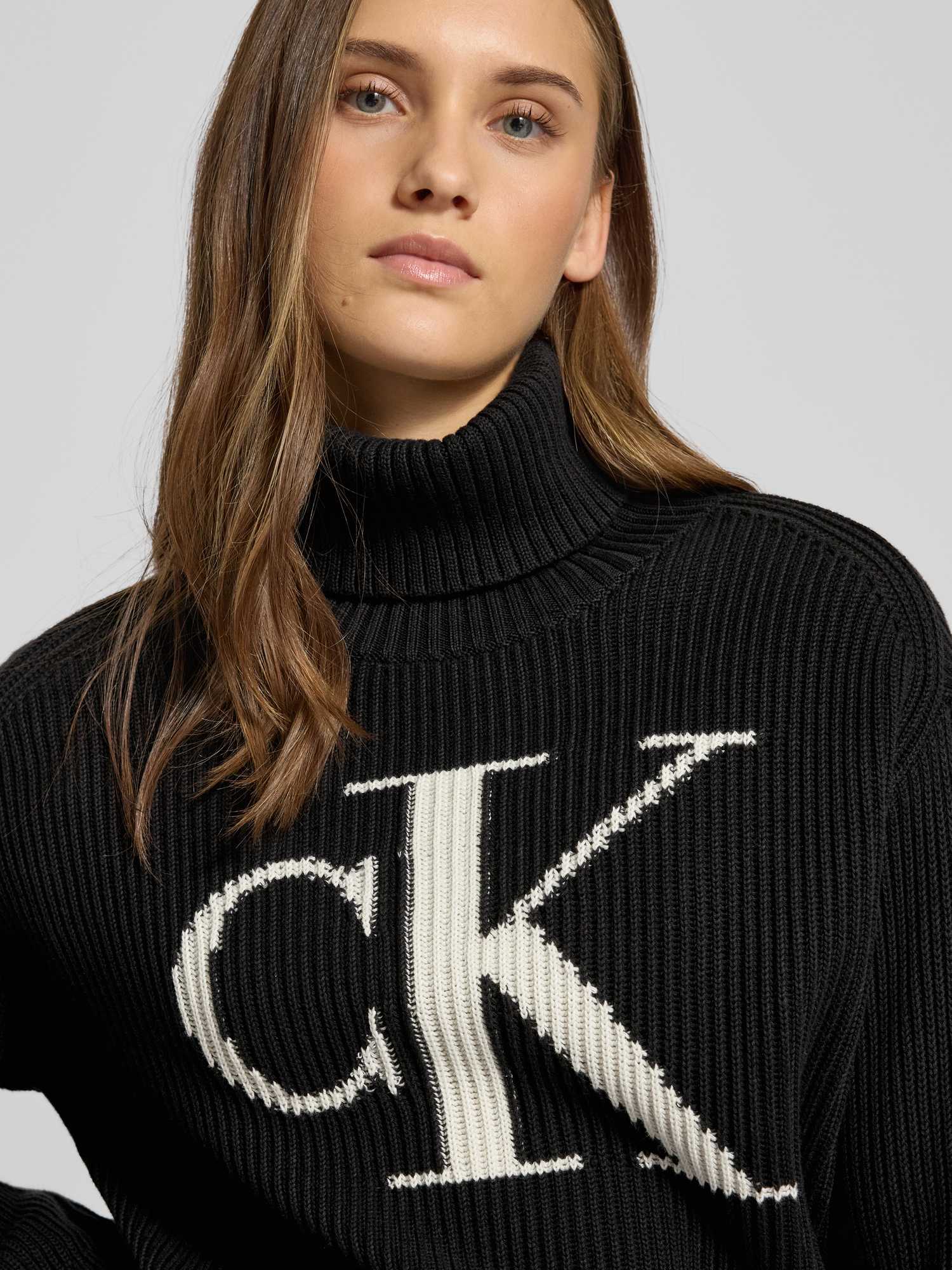 Calvin Klein Jeans , Damen, Strickwaren, Schwarzk, Xs - Bild 2