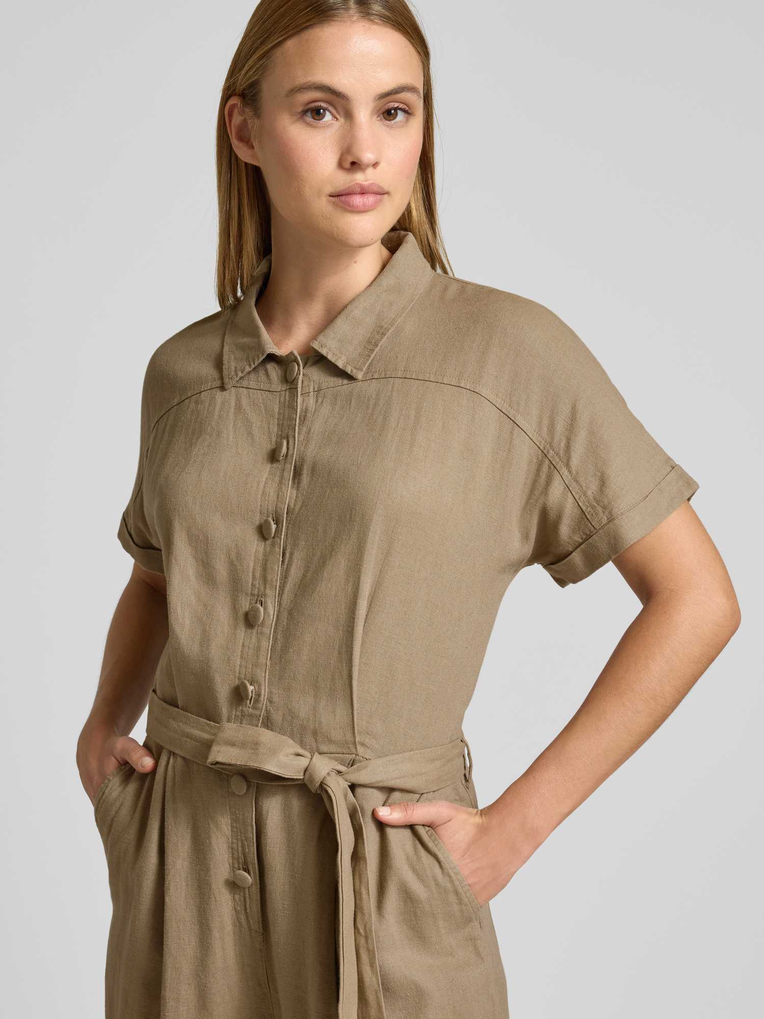 Ichi Damen Marron Jumpsuit Ihlinno - Bild 5