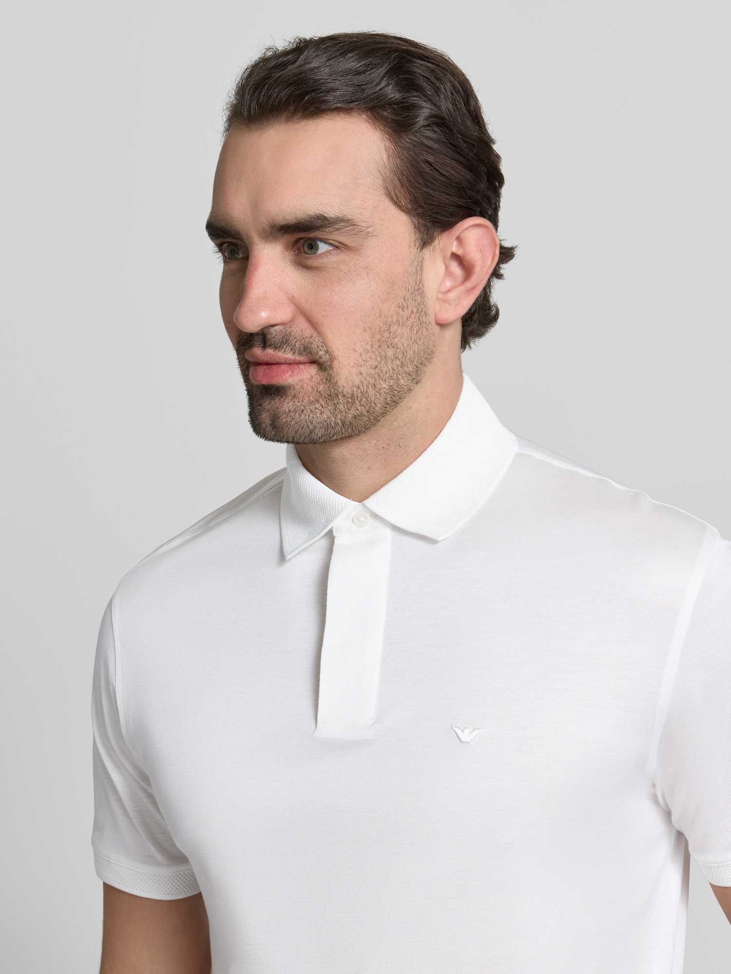 Emporio Armani Cotton Polo Shirt - Bild 5