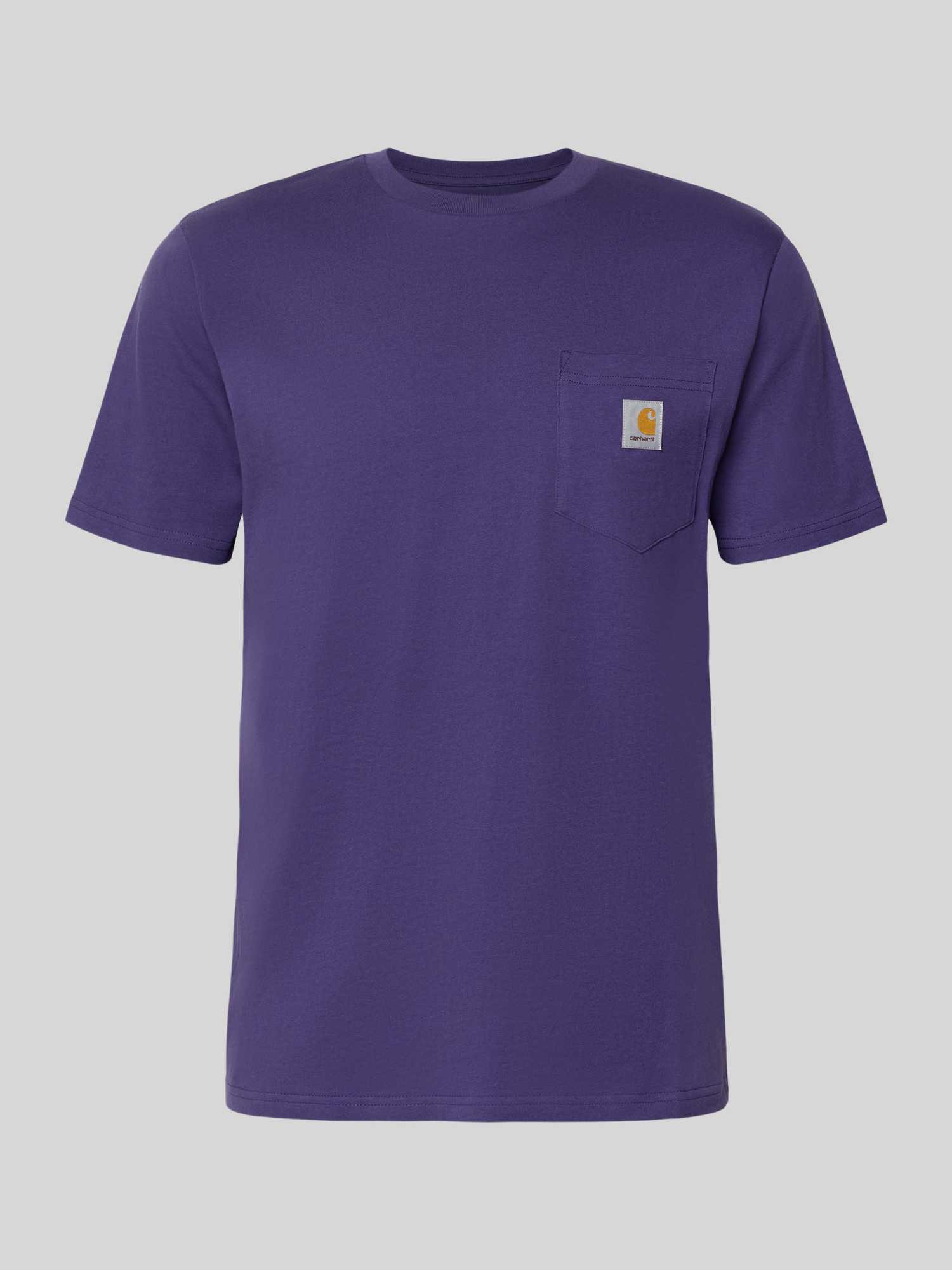 Regular Fit T-shirt met logo-patch