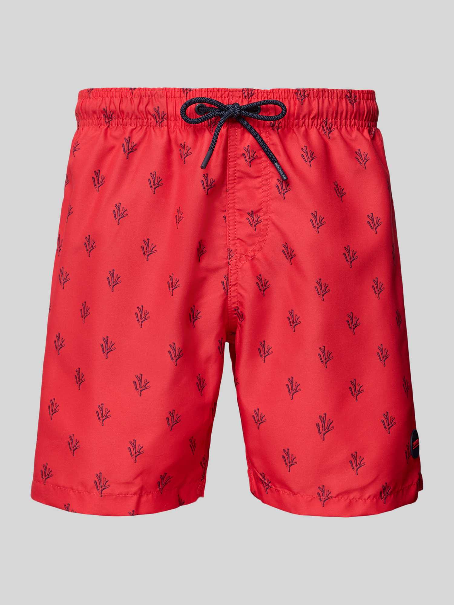 Regular fit zwembroek met labelpatch, model ‘Mike’
