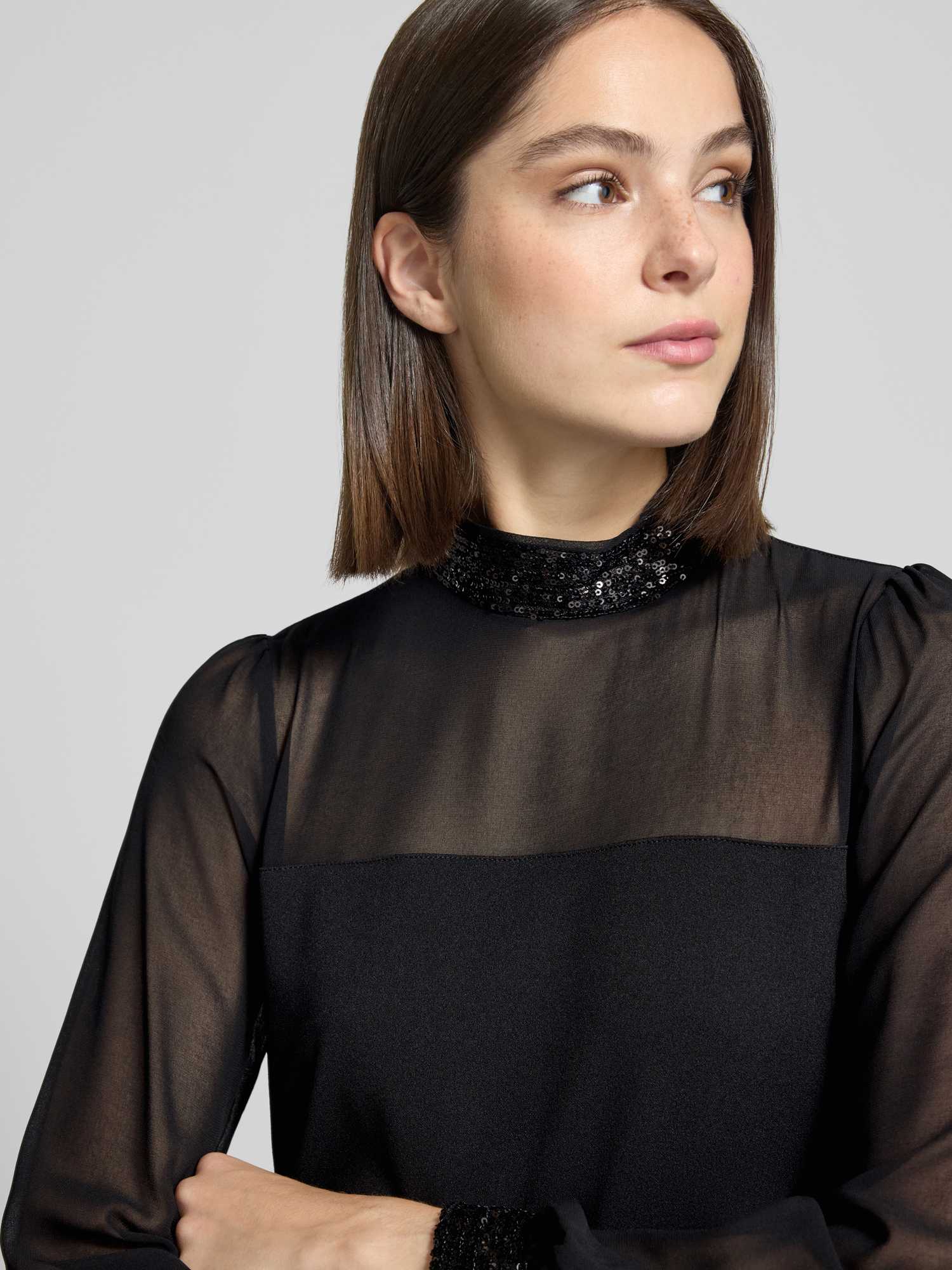 VAN GRAAF Apricot Damen Schwarz Minikleid Größe 36 - Bild 2