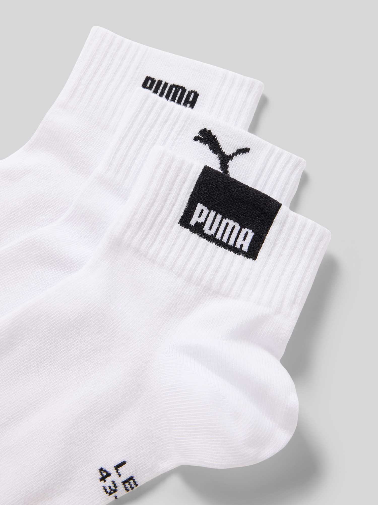 PUMA Unisex Sportsocken (3er-Pack), Kleidung, Weiß, 39-42 - Bild 3