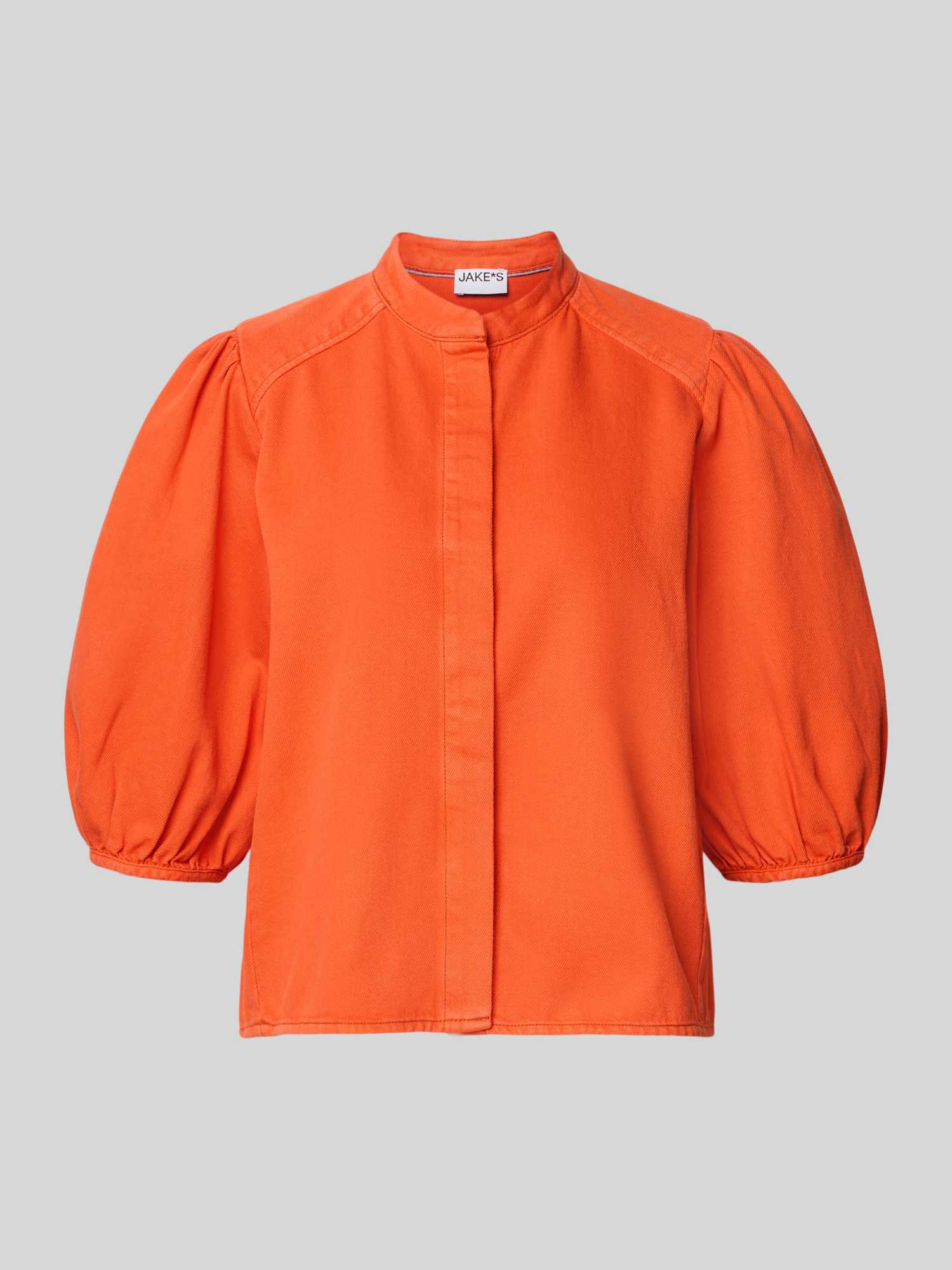 Regular fit blouse met ballonmouwen