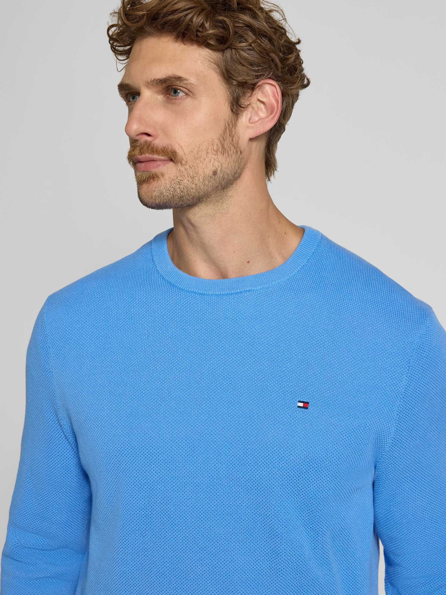 Tommy Hilfiger Herren Pullover Blau Gr. Übergröße XXL - Bild 6