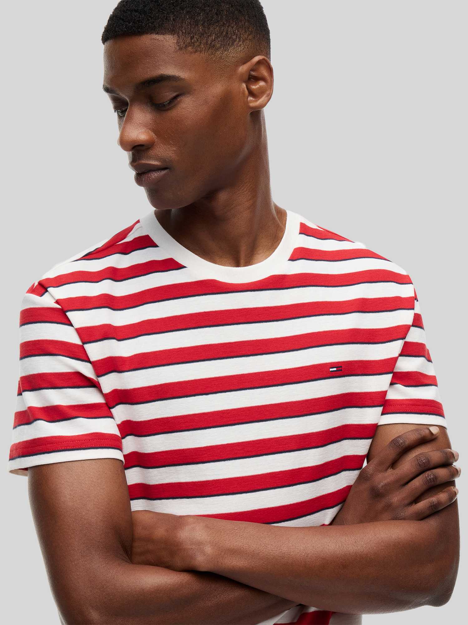 Tommy Jeans - Herren - T-Shirt - M - Rot - Bild 2