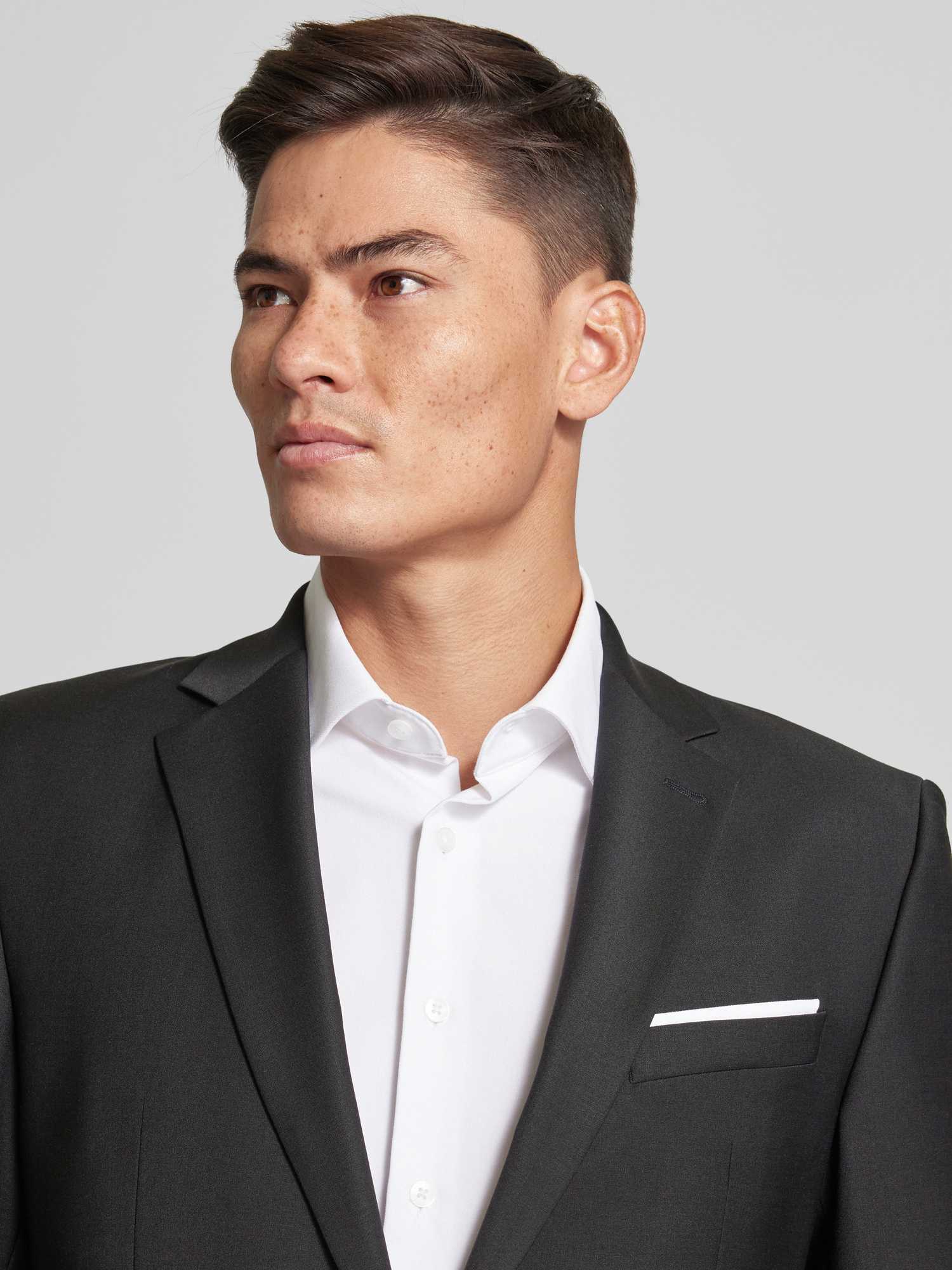 VAN GRAAF Joop! Herren Schwarz Baukasten-Sakko Mit Wollanteil Modern Fit Größe 50 - Bild 3