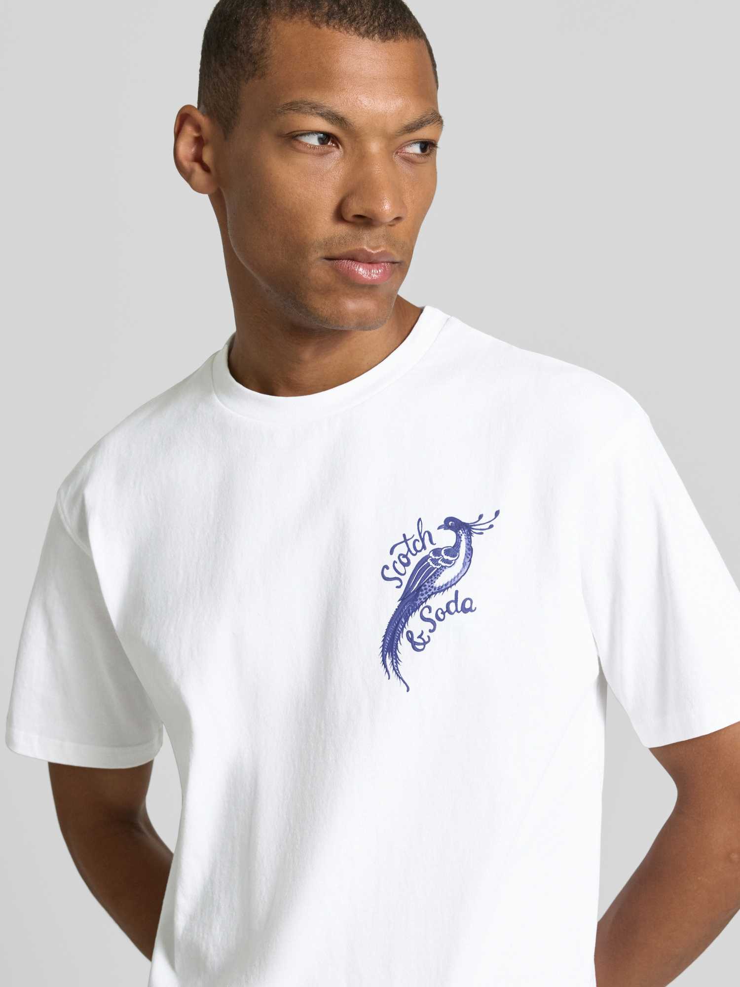 Scotch & Soda Herren Scotch And Soda T-Shirts Beige Gr. Groß - Bild 3