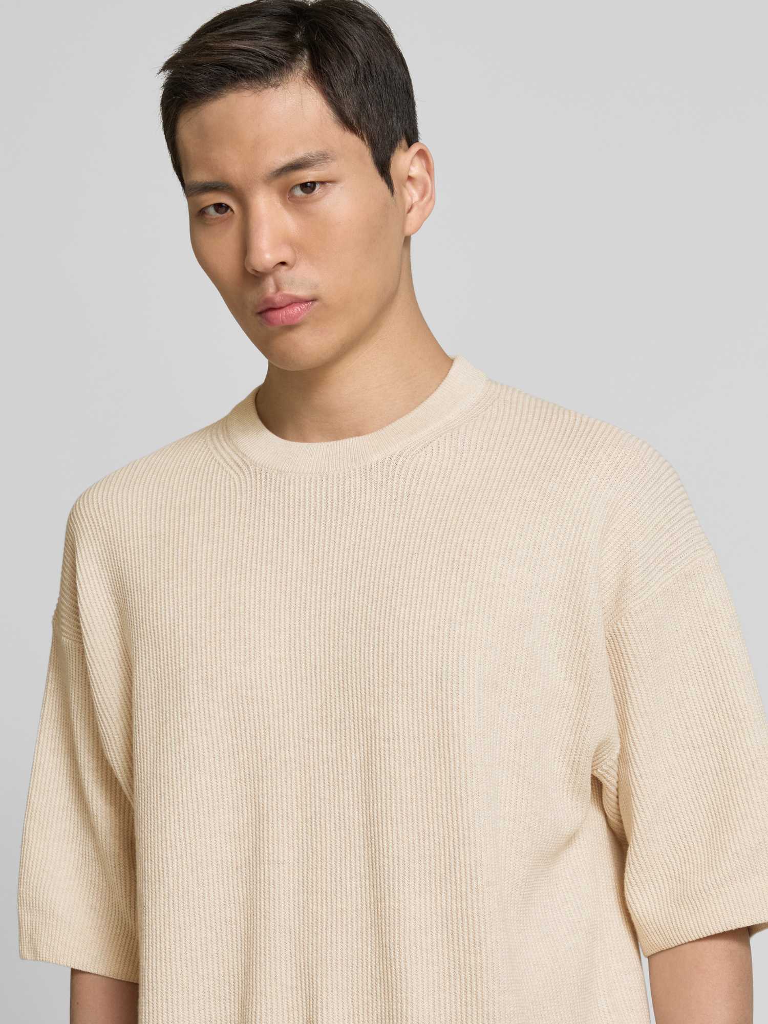 JACK & JONES Herren Jprcckaleb Knit Crew Neck Ss - Bild 3
