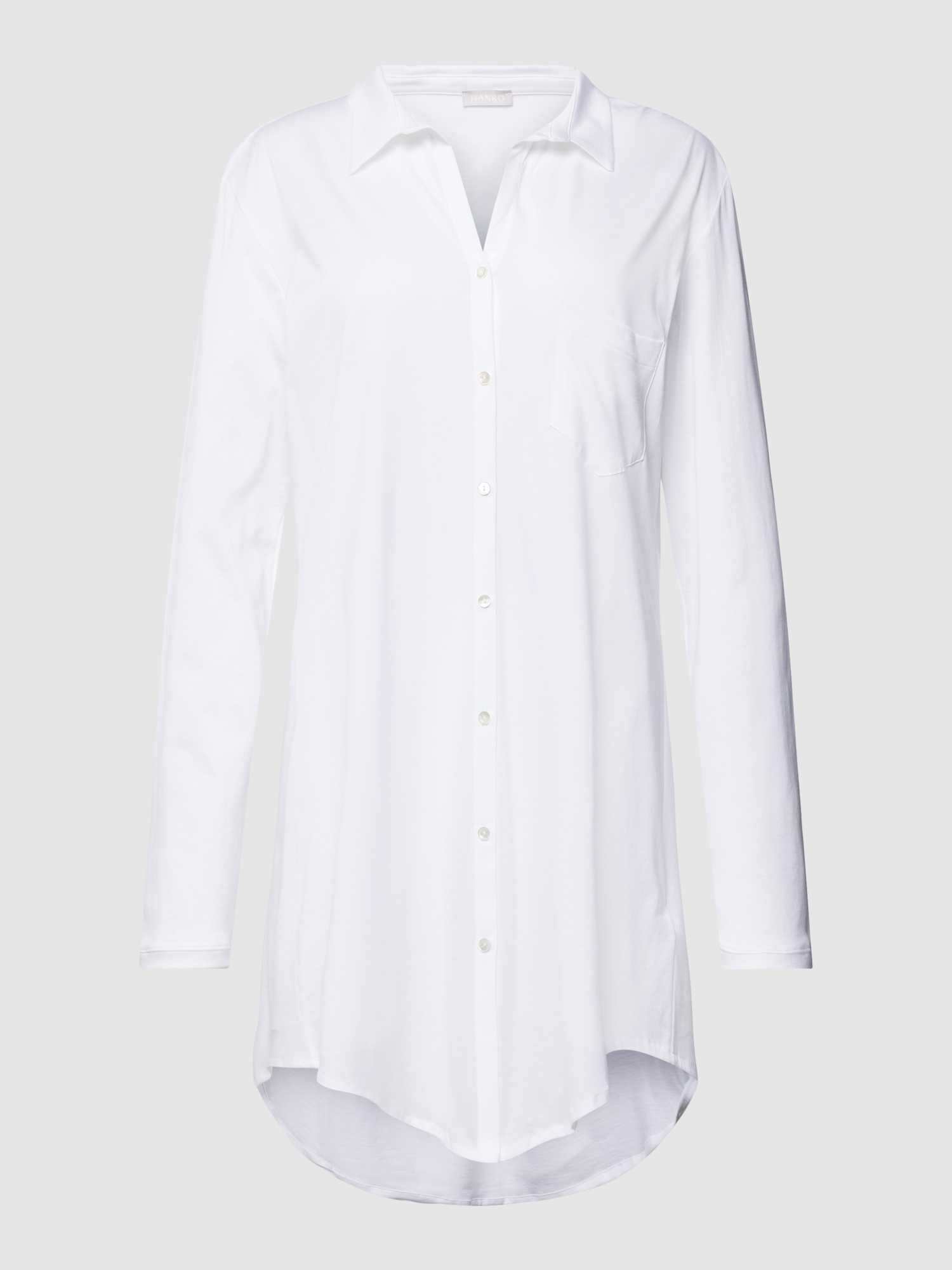 Hanro Dames Pyjama's In Wit/Beige Maat Medium
