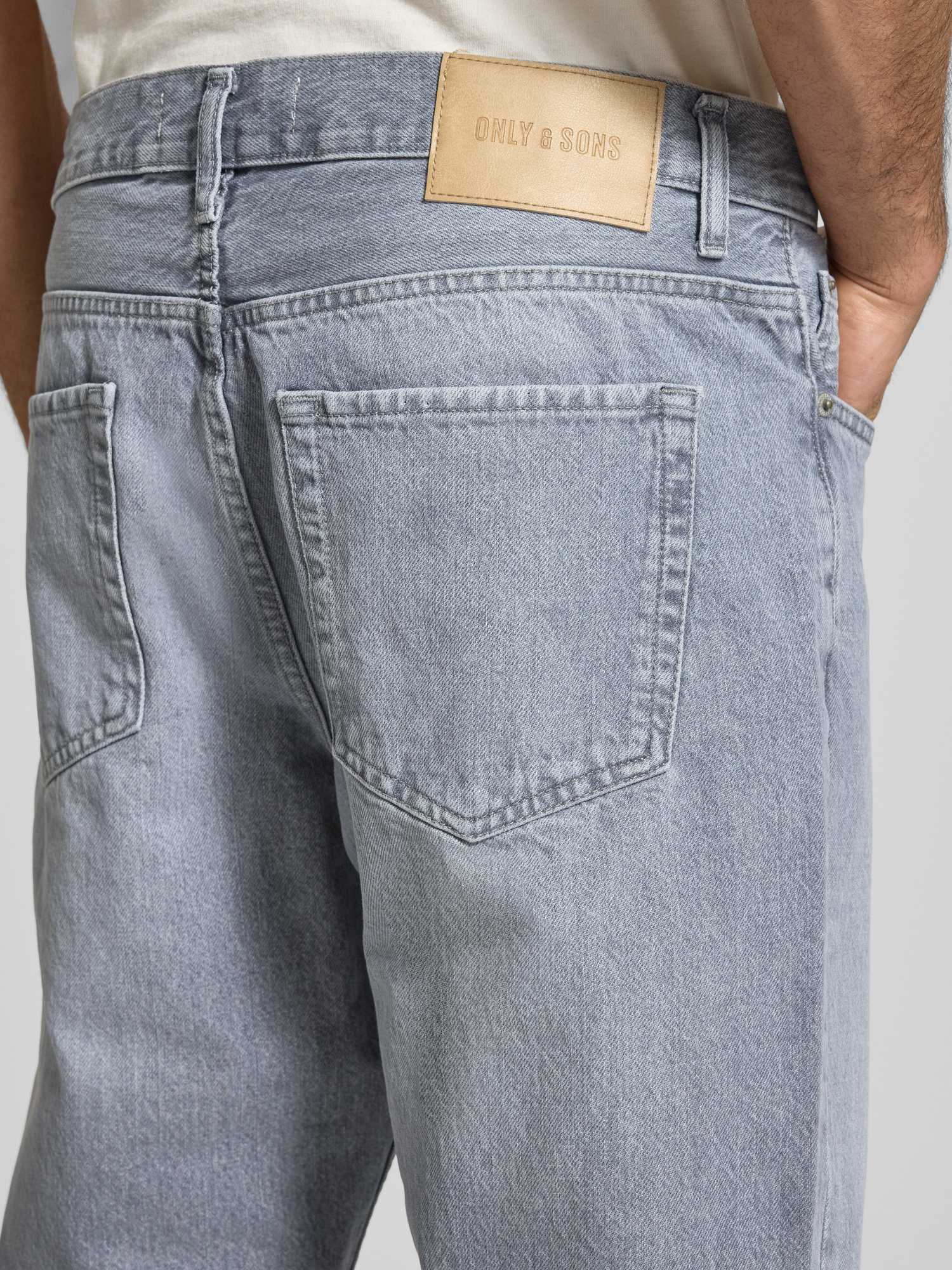 VAN GRAAF Only&Sons Herren Grau Jeans Baumwolle Größe 33-34 - Bild 7