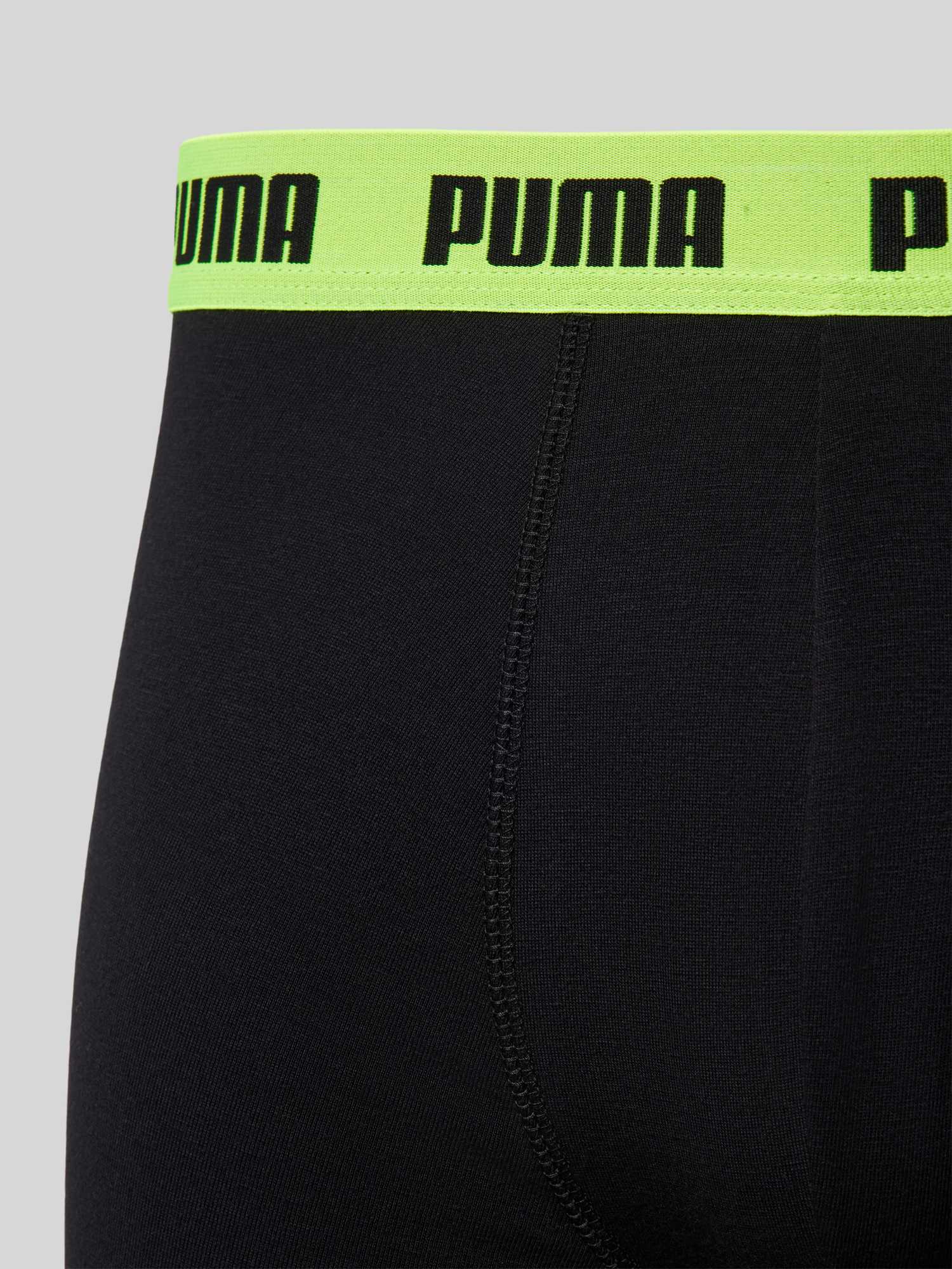 Puma Herren Schwarz/Orange 3P Men Everyday Boxer Baumwolle Small - Bild 4