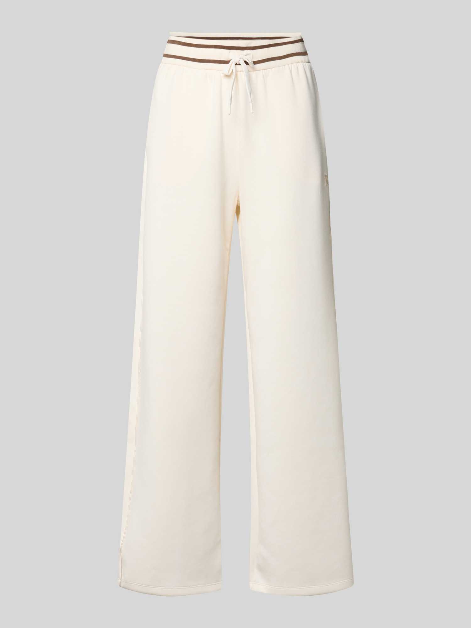 Armani Exchange Dames Sweatpants In Wit/Beige Maat Xs 