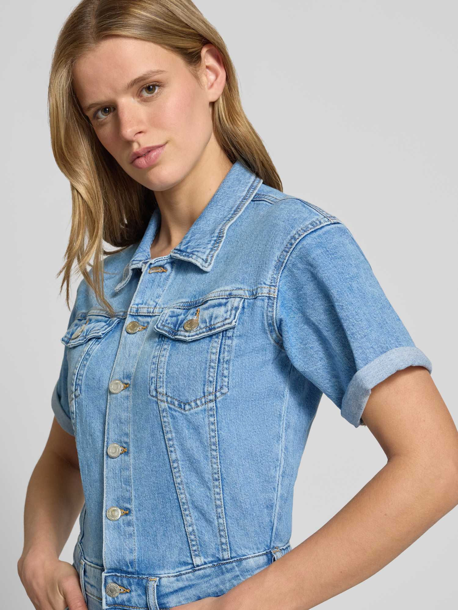 Only Damen Bleu Kurzer Jumpsuit Castel - Bild 3