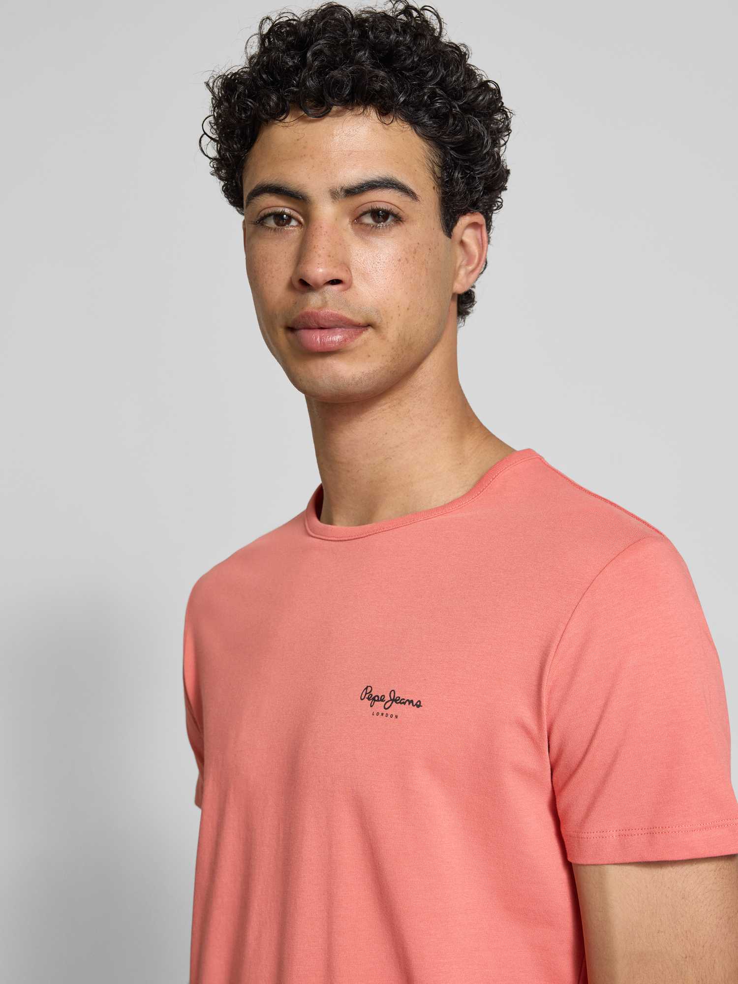 Pepe Jeans Herren T-Shirts Orange Gr. Klein - Bild 4