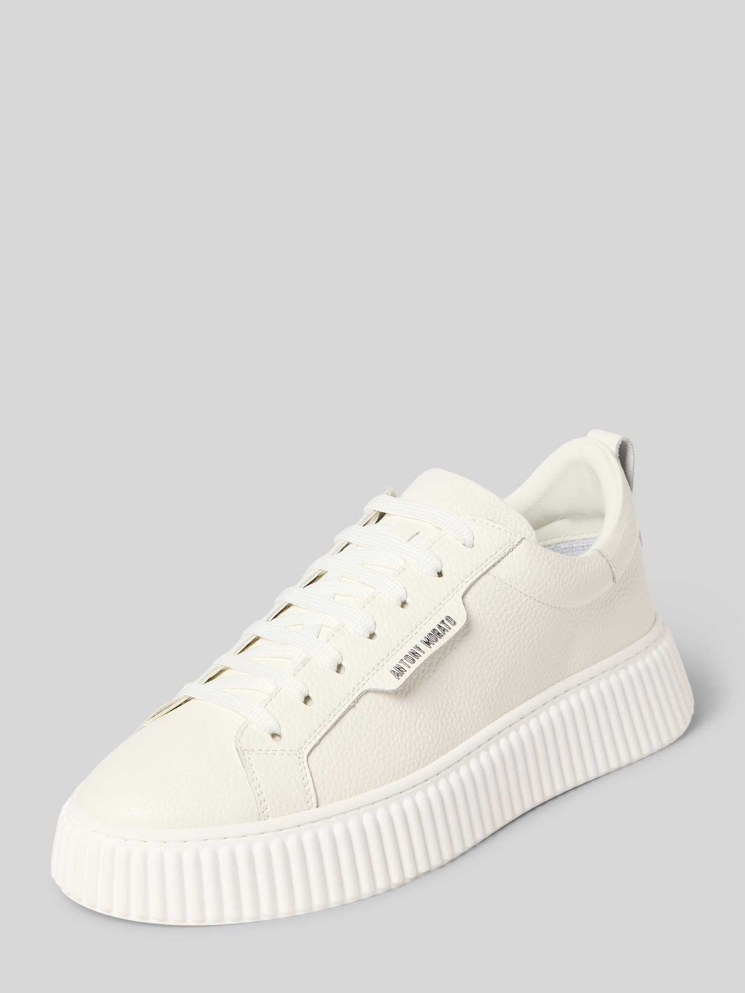Antony Morato Heren Sneakers Laag In Wit/Beige Maat 45 