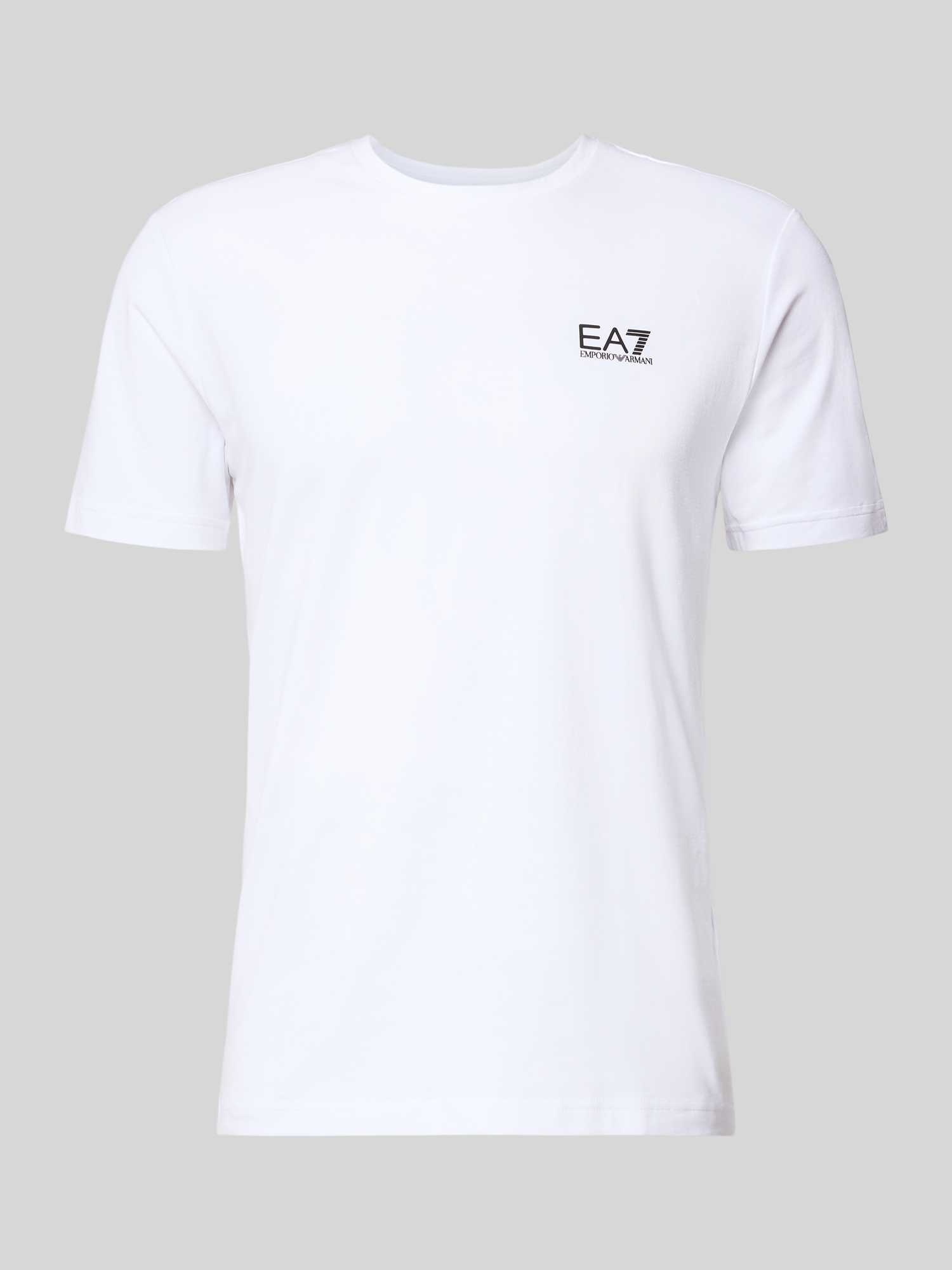 Armani heren T-shirts in Wit/beige, maat: L
