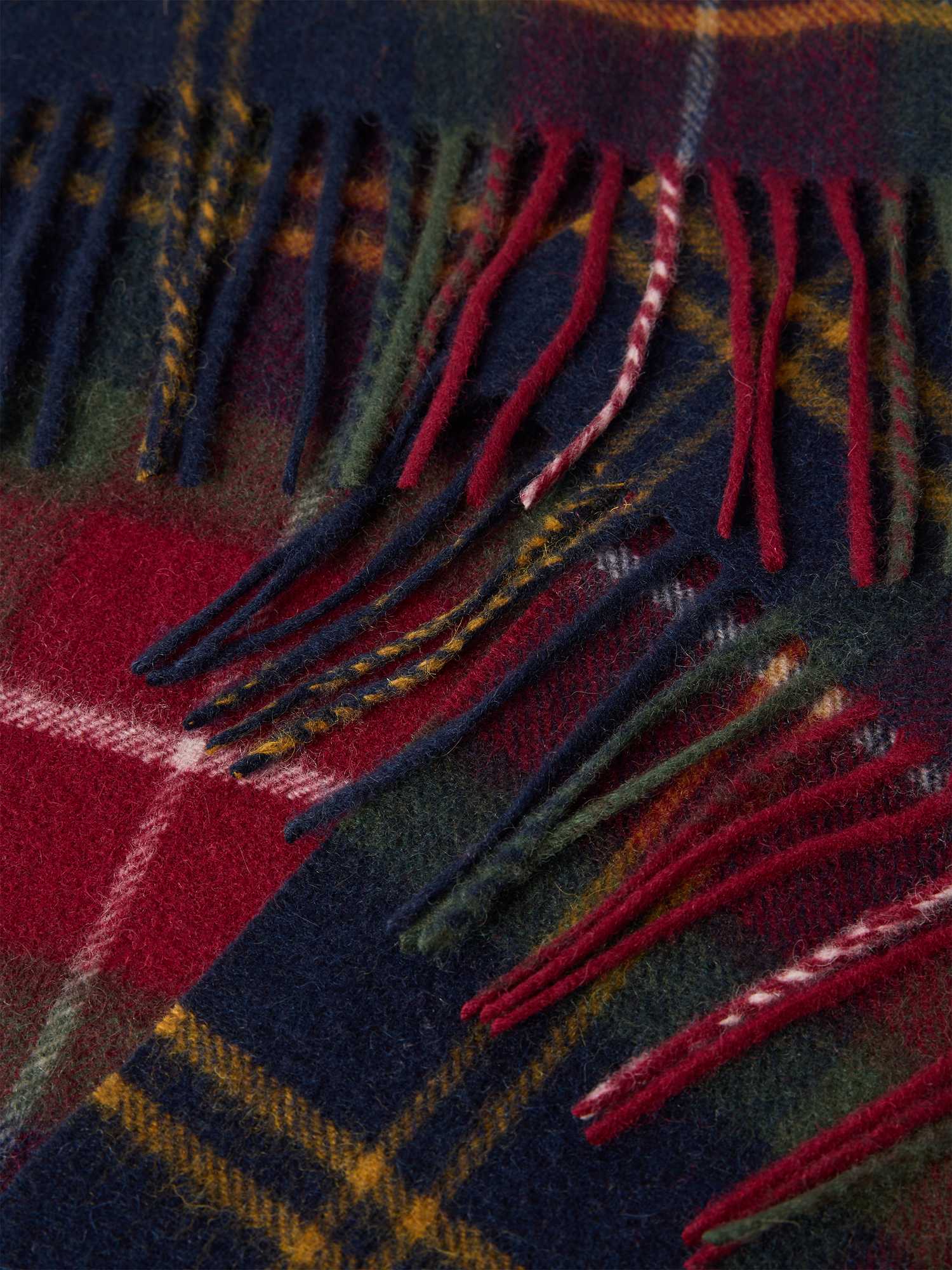 Barbour Herren Grün Schal Cashmere Kariert - Bild 4