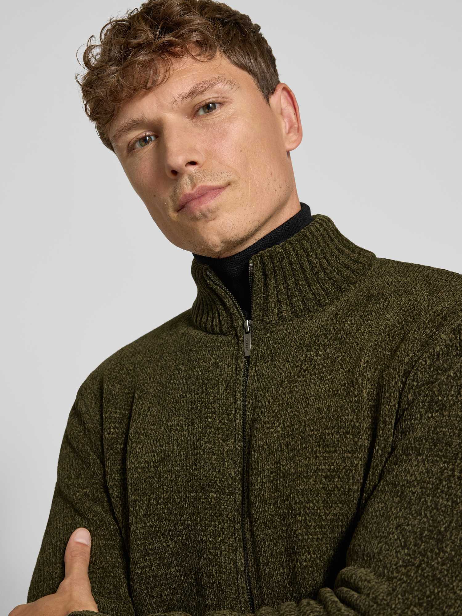 Guess , Herren, Strickwaren, Grün, M - Bild 3