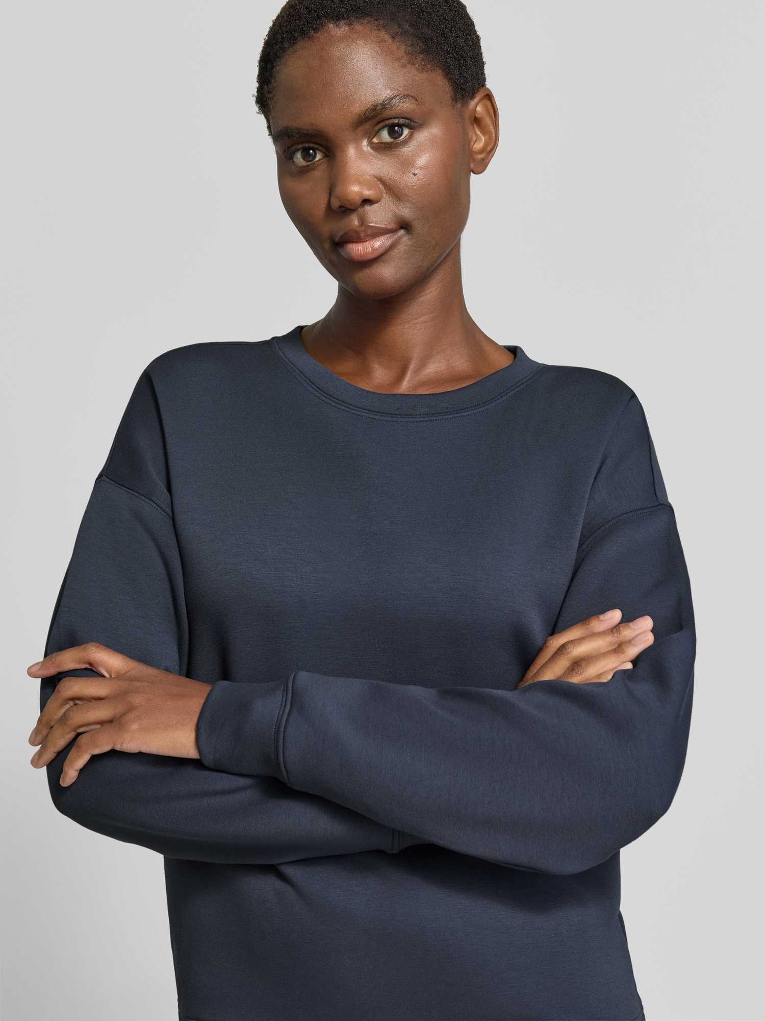 Moss Copenhagen Damen Bleu Sweatshirt Ima Q - Bild 3
