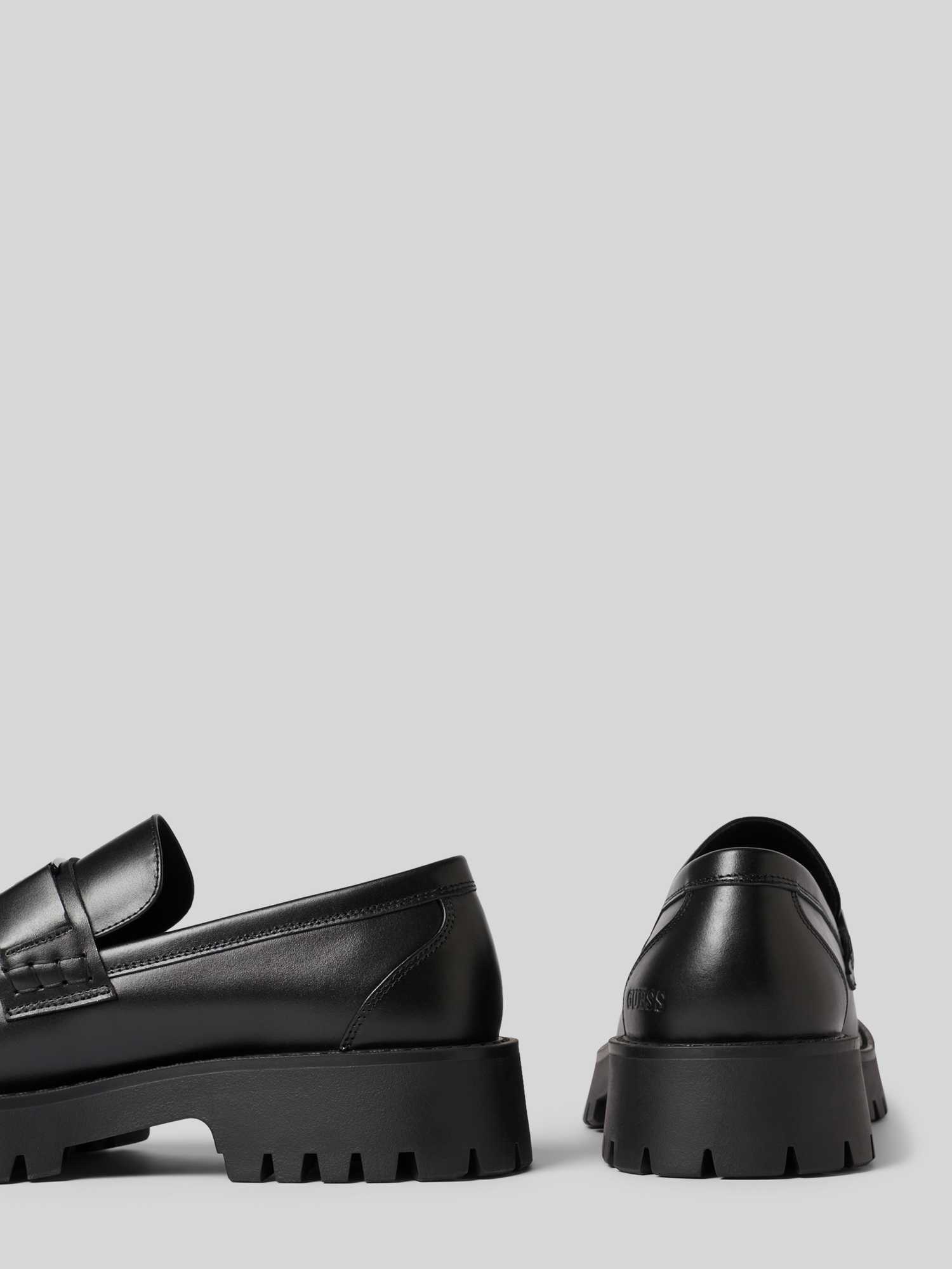 Guess - Herren - Slipper Gorizia - 43 - Schwarz - Leder - Bild 3