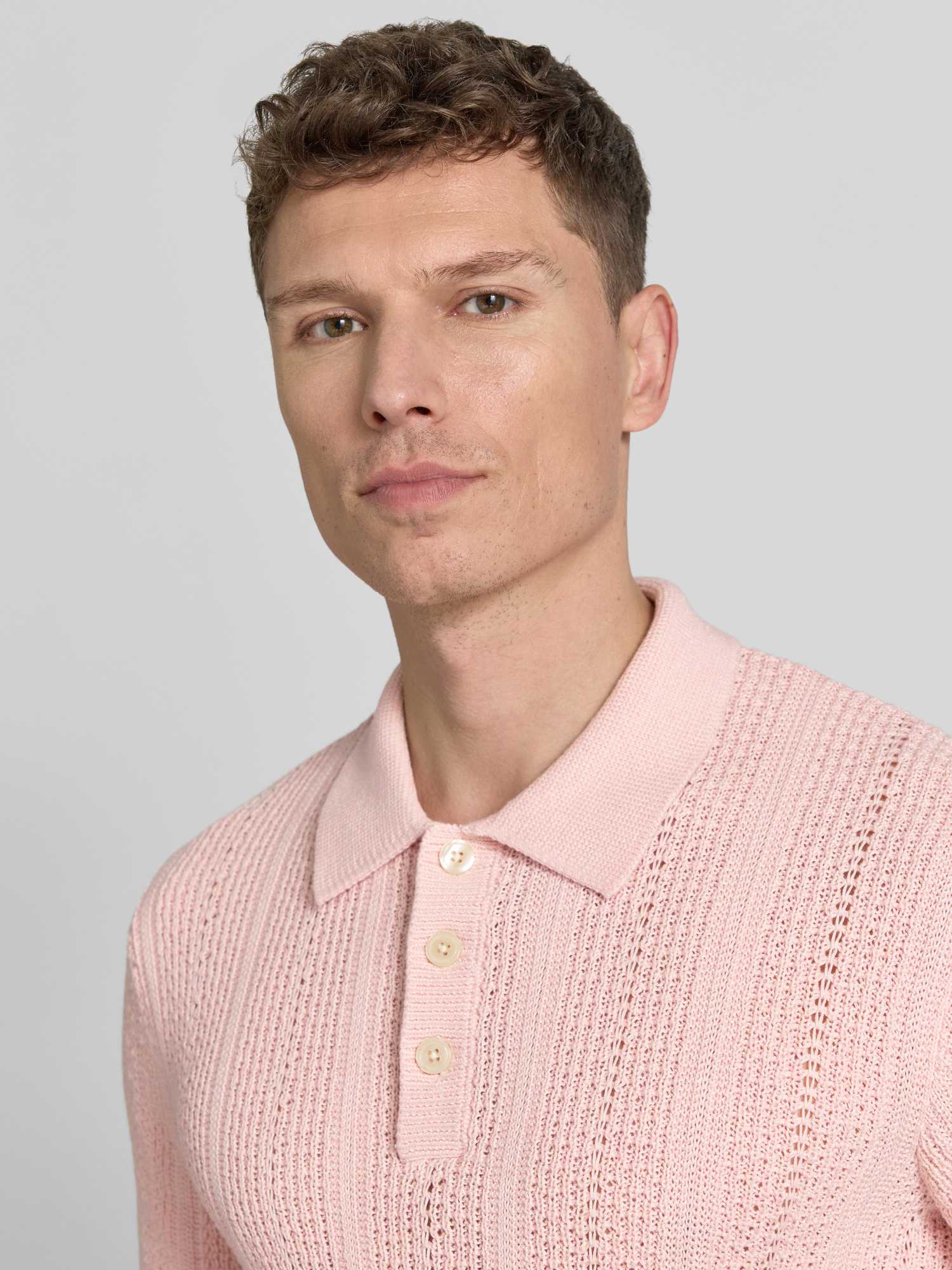 Jack & Jones Premium Herren Poloshirts Rose Gr. Groß - Bild 3