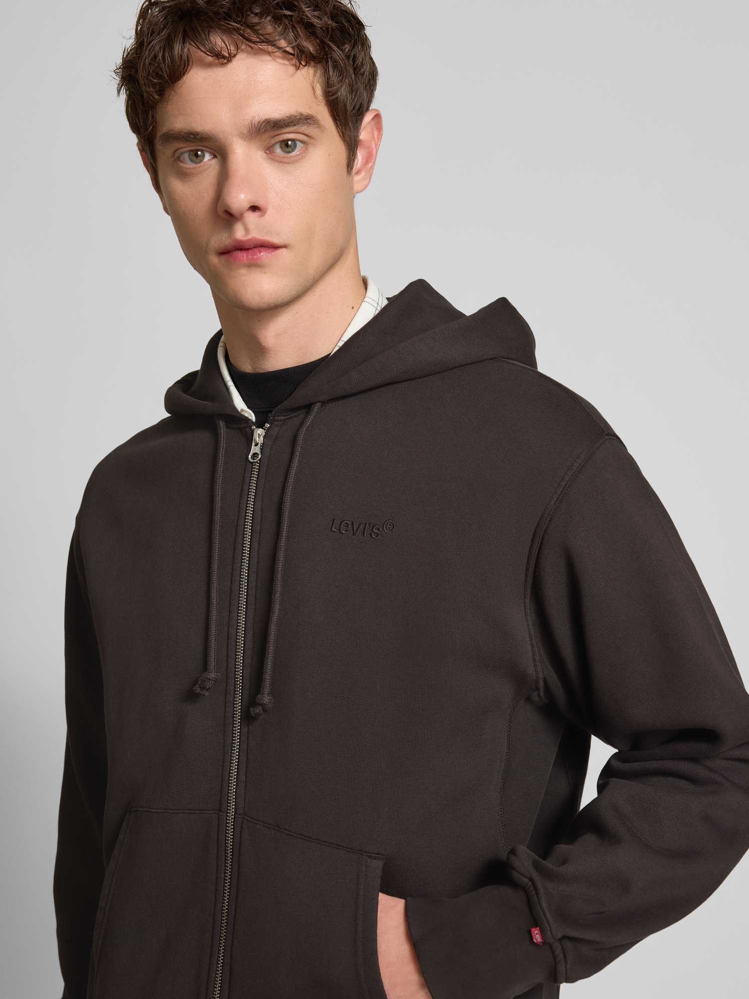 Levi's - Authentisches Sweatshirt Mit Durchgehendem Reißverschluss - Sweatshirts & Hoodies - Herren - Schwarzk - Xl - Bild 3