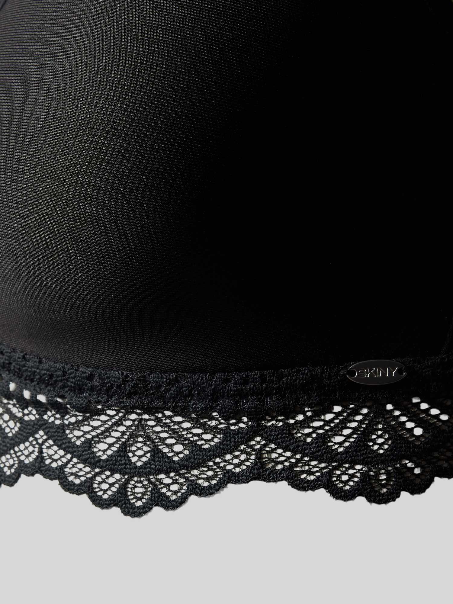 Skiny Damen Schwarz Triangel Spacer Bh Micrornaments 82629, 80B - Bild 3