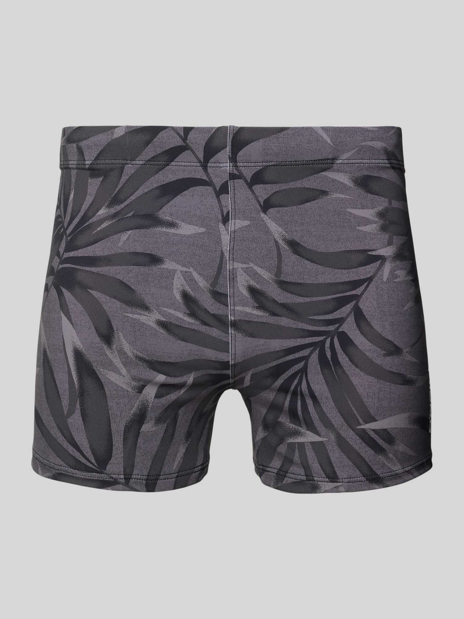 Skinny fit zwembroek met labelprint