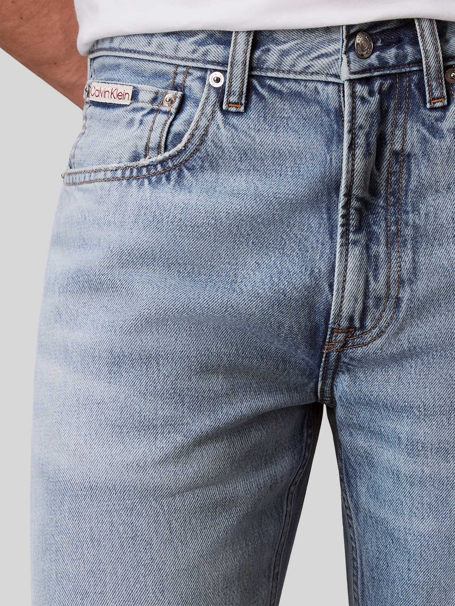 Calvin Klein Jeans - Herren - Straight Fit Jeans - 33/30 - Hellblau - Bild 2