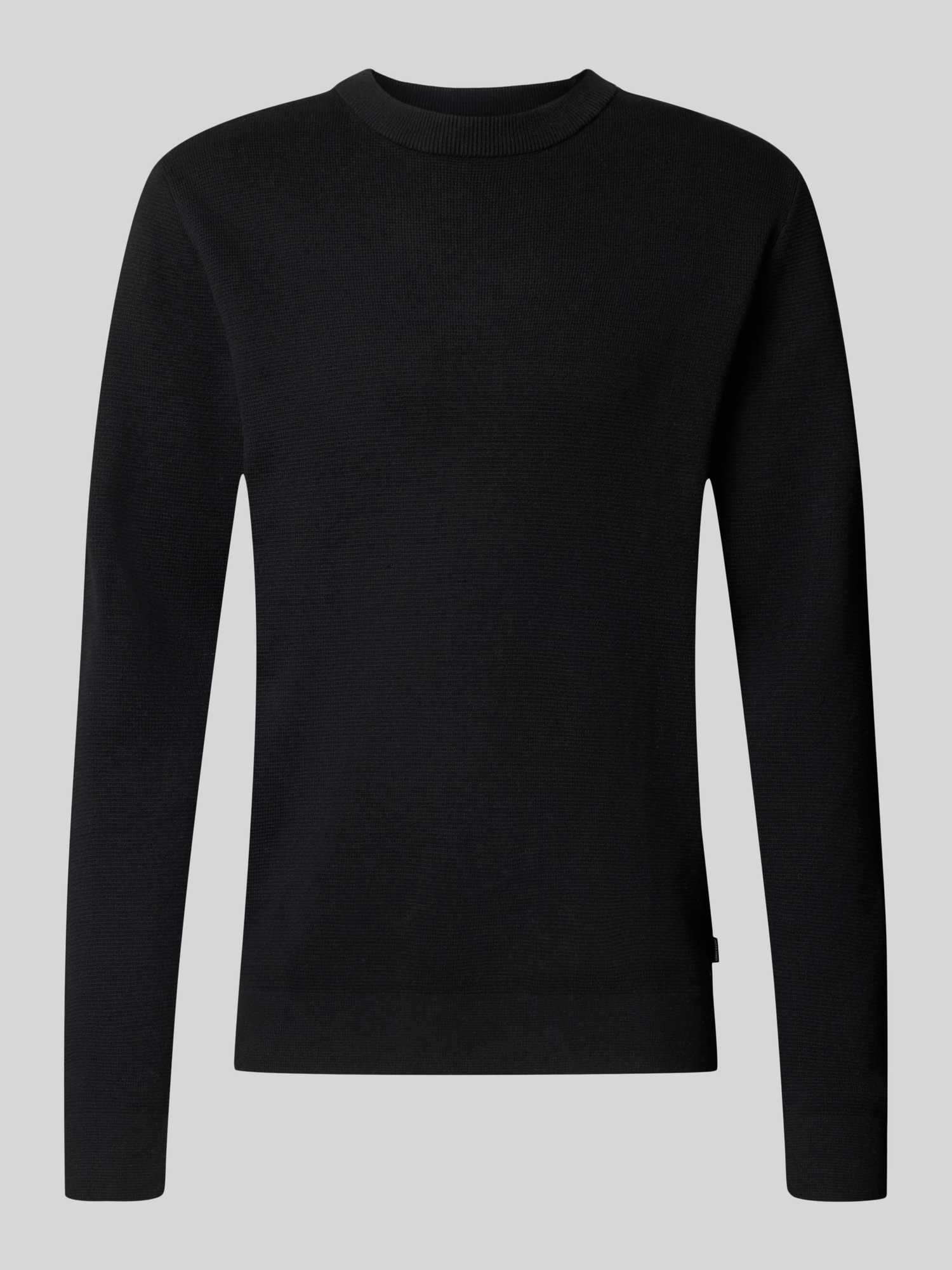 Jack&Jones Jprblamilano Stitch Knit Crew Neck, Black - Bild 2