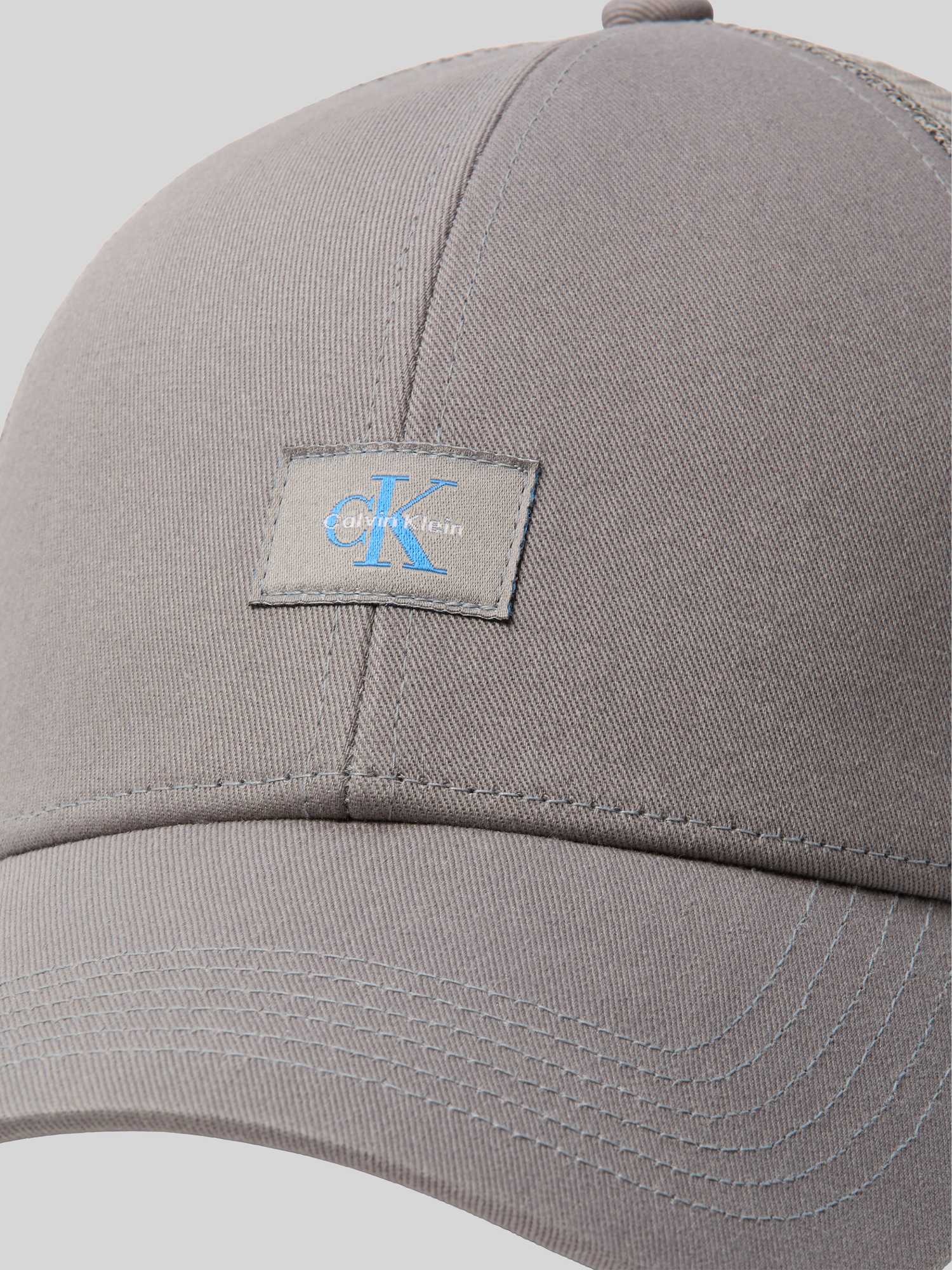 CK Calvin Klein Herren Basecap Baumwolle Graphit Gr. 1 - Bild 3