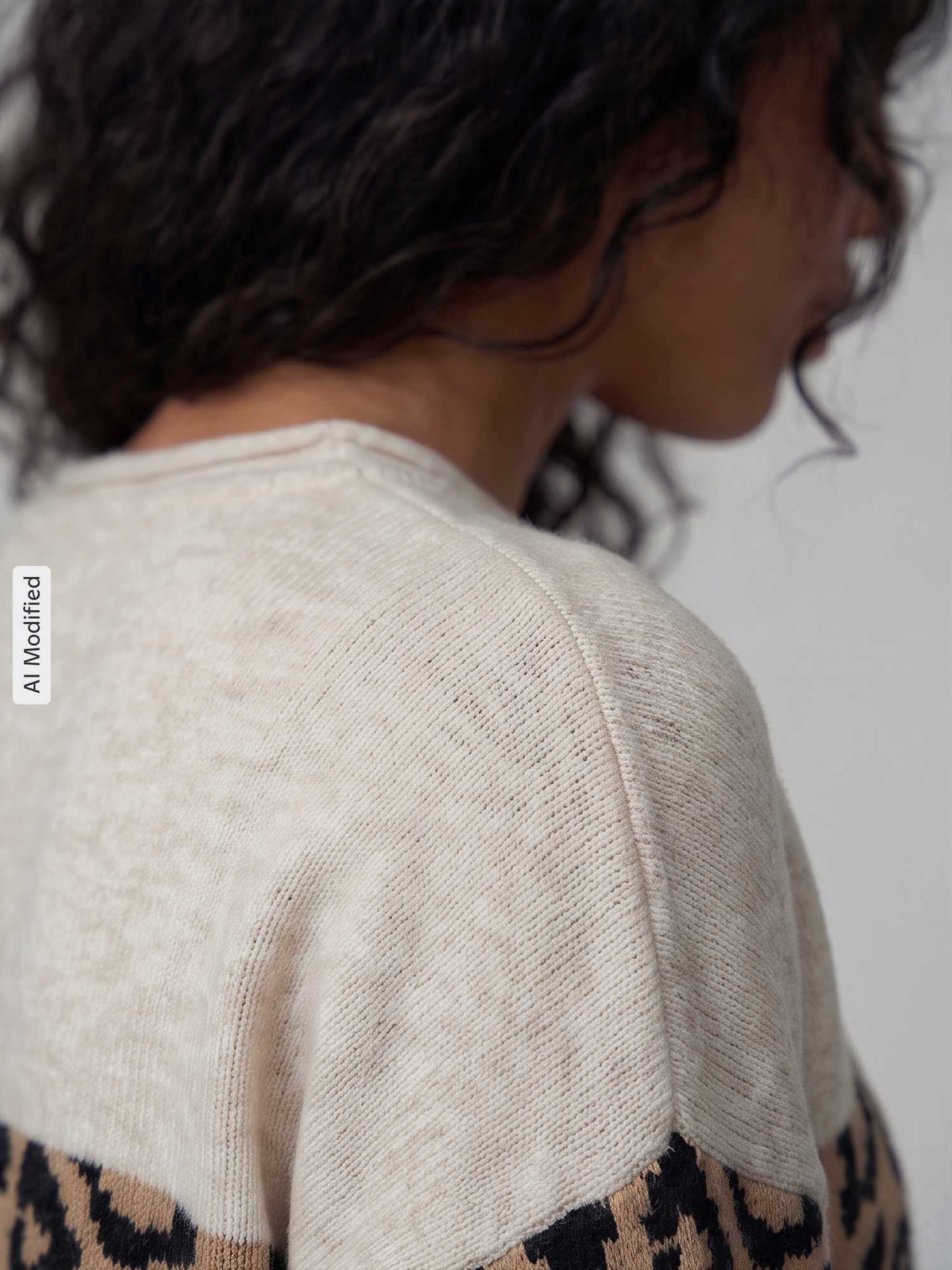 Only Damen Pullover Beige Gr. Groß - Bild 5