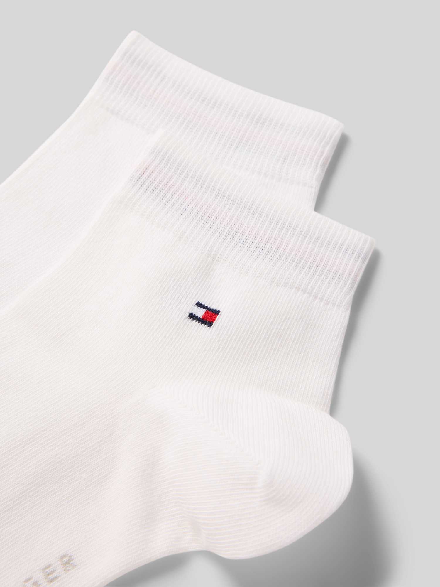 Tommy Hilfiger Herren Socken 2er Pack Baumwoll-Mix Weiss 47/49 - Bild 4
