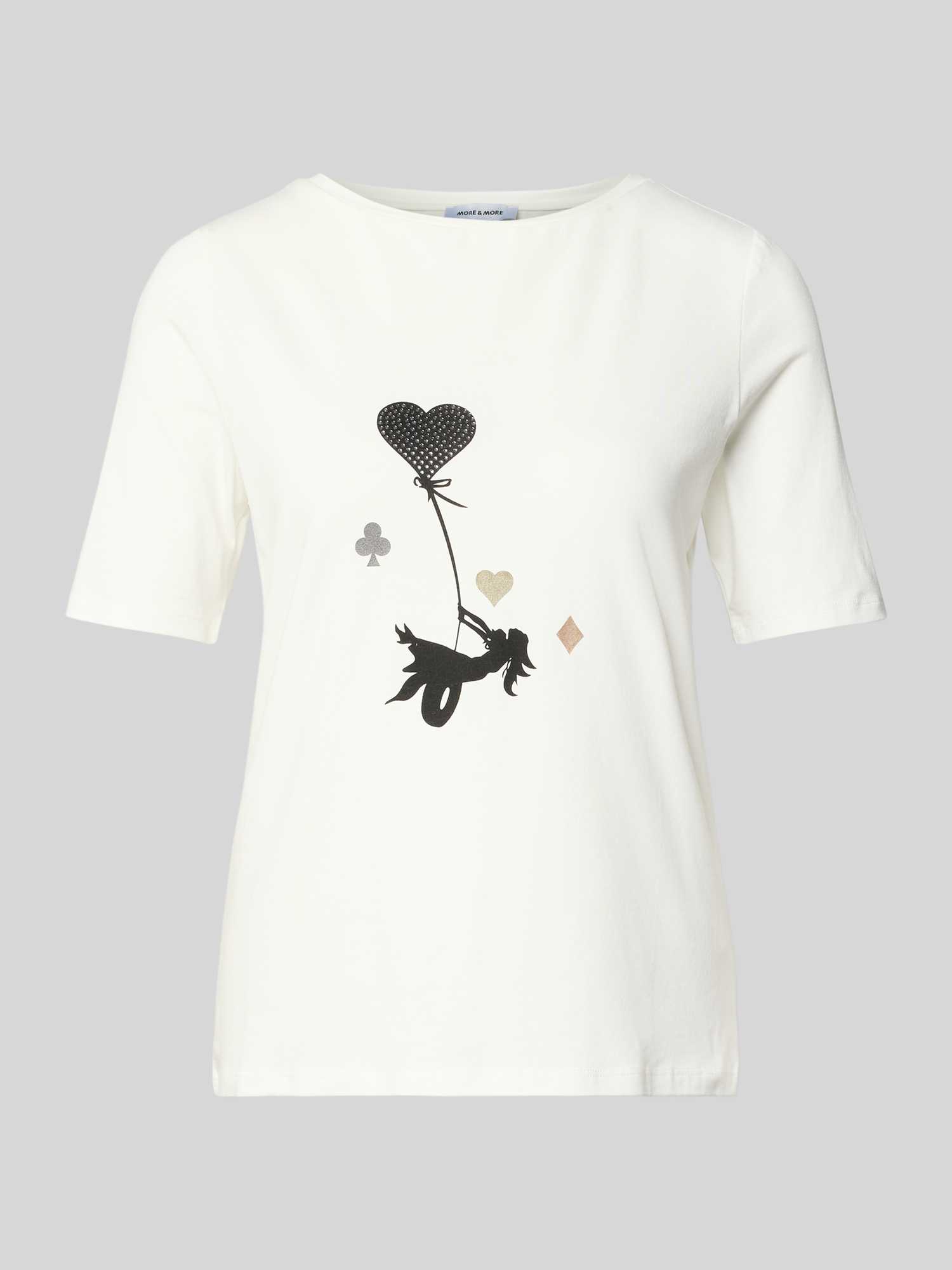 T-shirt met motiefprint