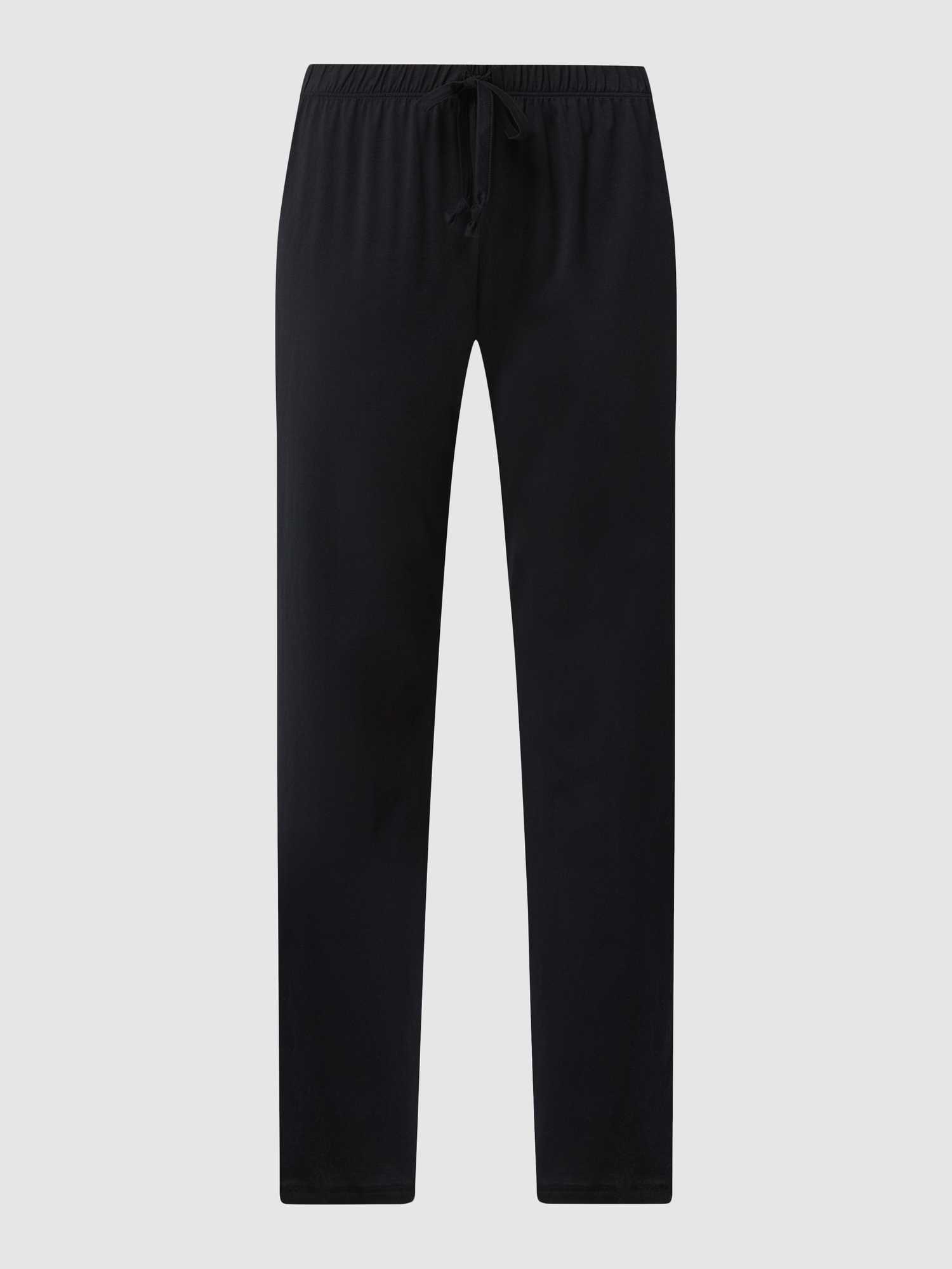 Hanro Dames Pyjama's In Schwarz Maat Large