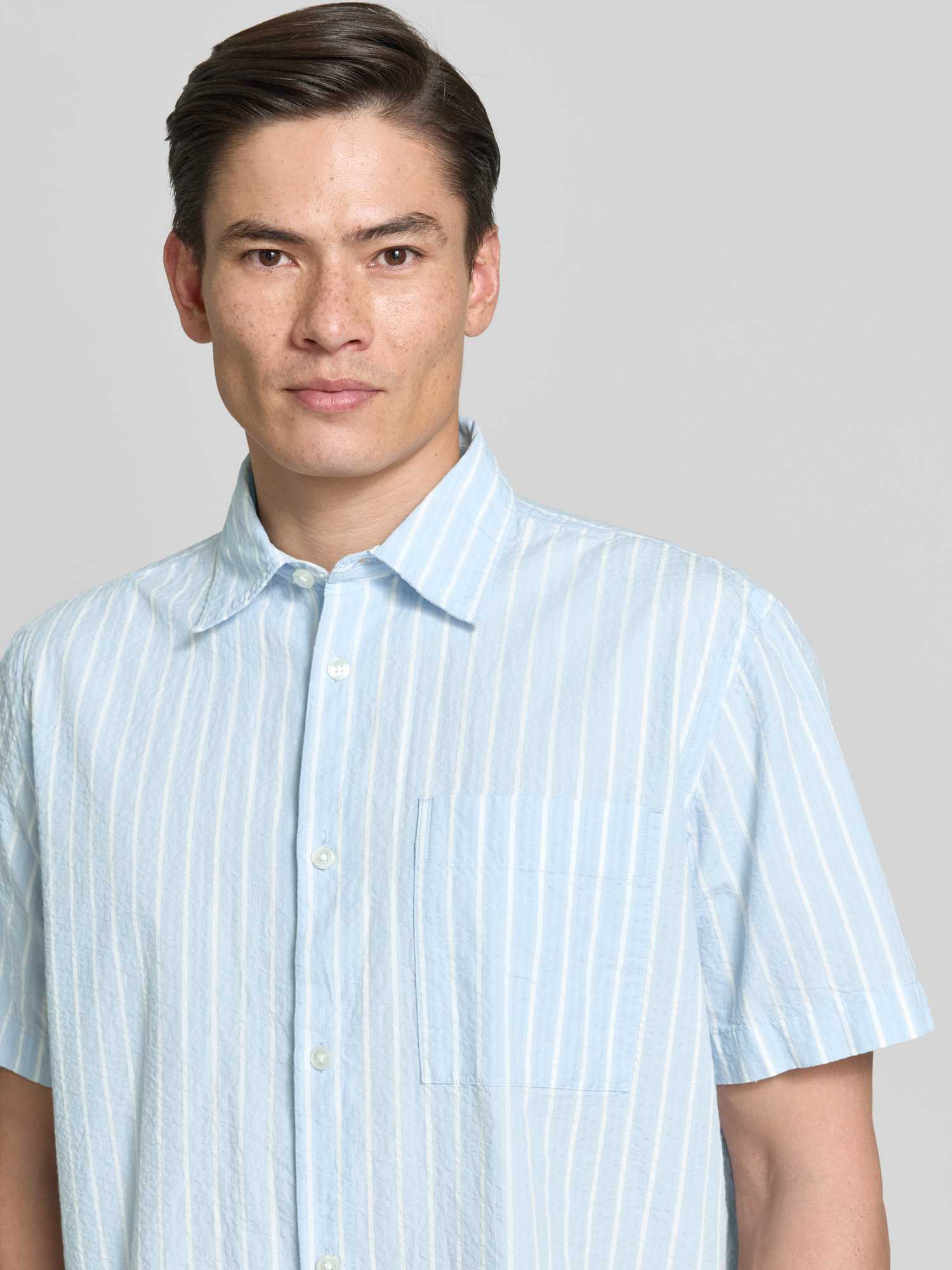 Selected Homme Freizeithemd Herren - Blau - Baumwolle - Gr. XL - Bild 2